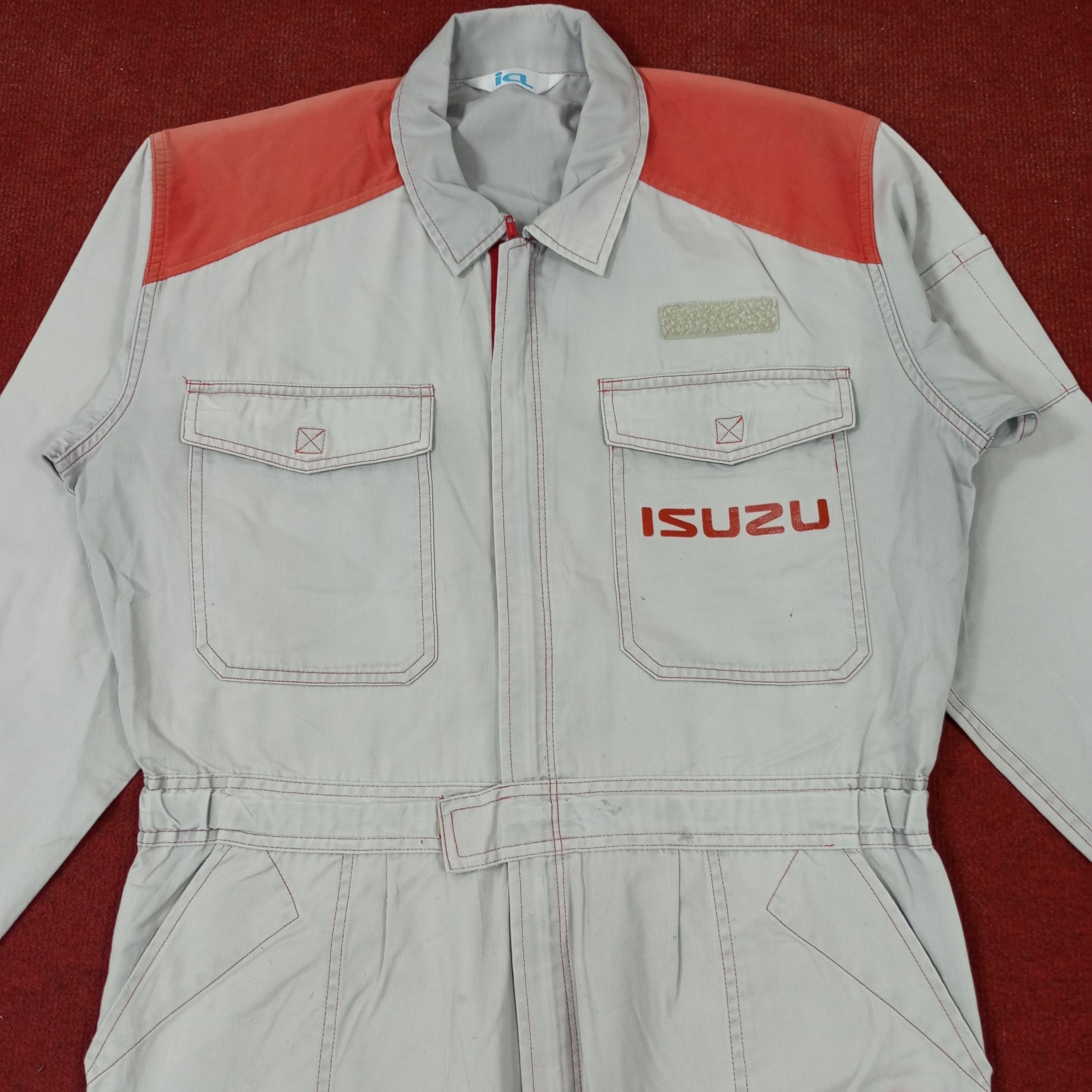 Japanese Brand × Vintage Isuzu Japanese Motorsports Coverall Jacket Size US L / EU 52-54 / 3 - 5 Thumbnail