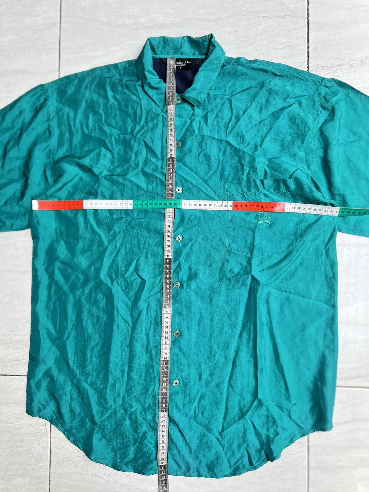 Christian Dior Monsieur Christian Dior Monsieur Green Shirt Size US L / EU 52-54 / 3 - 7 Thumbnail
