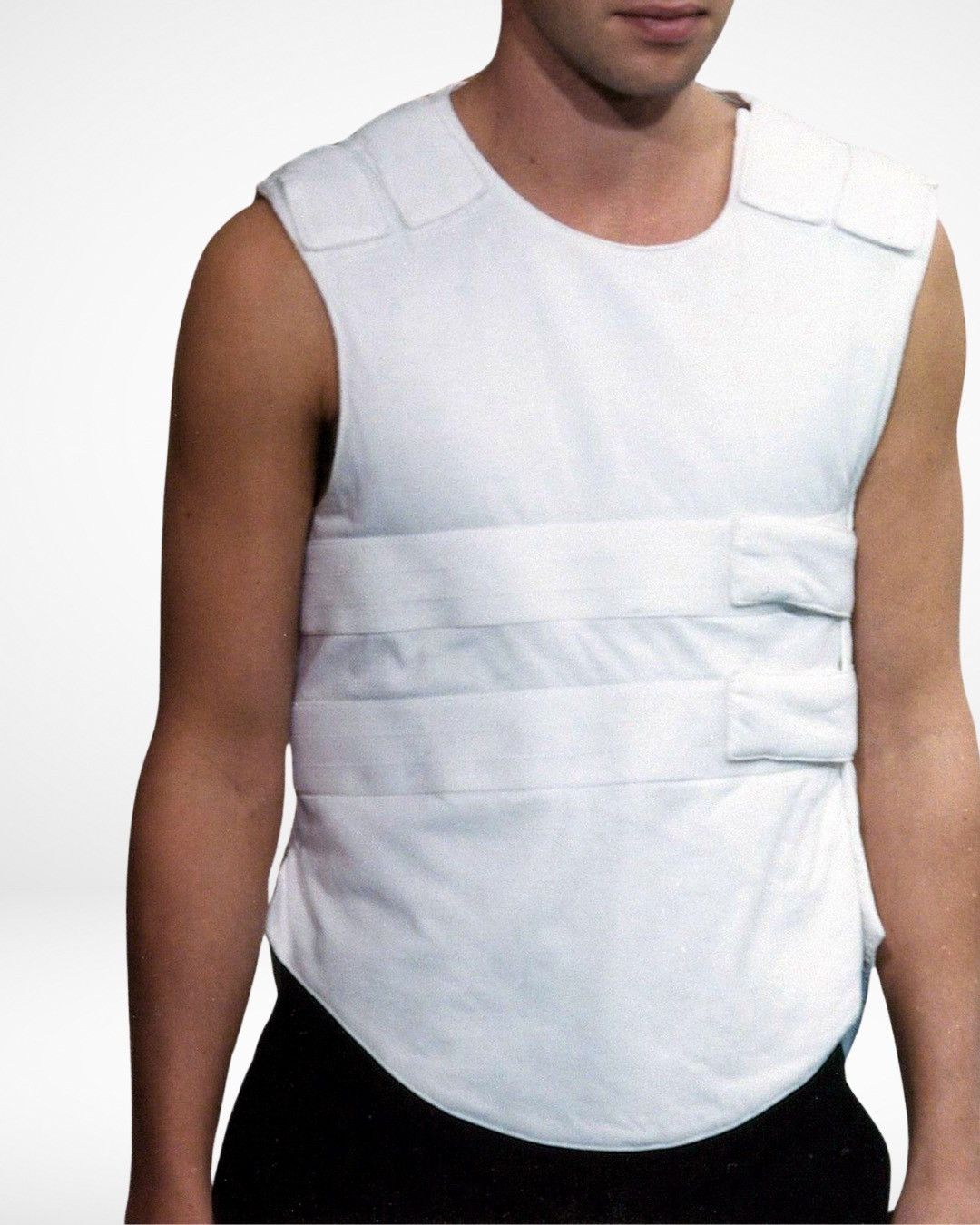 Helmut Lang SS97 Bulletproof Body Con Tank Top Size XS / US 0-2 / IT 36-38 - 2 Thumbnail