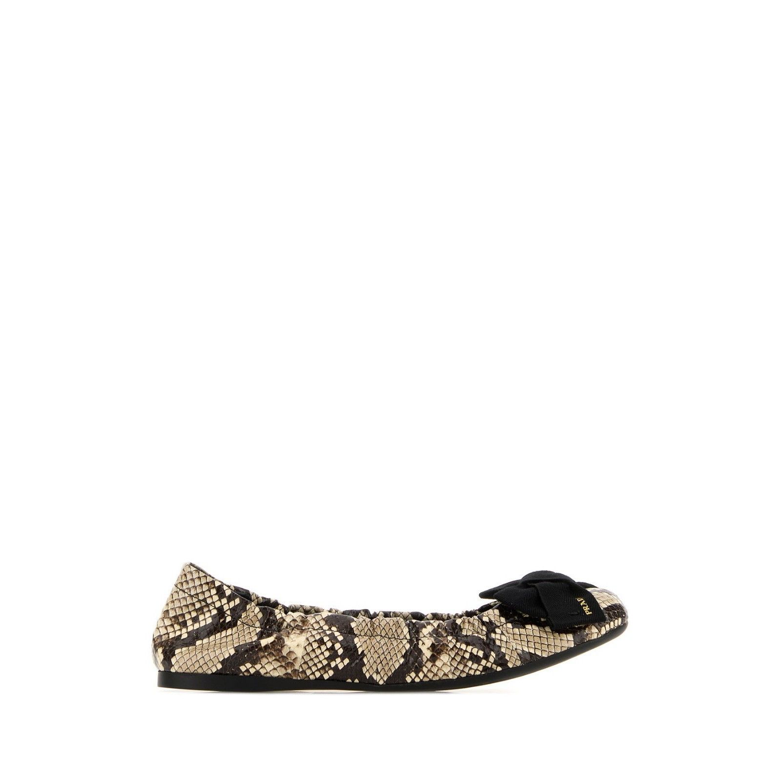 Prada PRADA Natural Leather With Bow Ballerinas New & Authentic (W Size US 9 / IT 39 - 1 Thumbnail