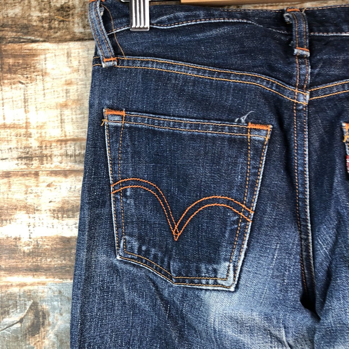 Levi's DL Classic Levis 502 Blue Denim Pants #C147 Size US 28 / EU 44 - 15 Thumbnail