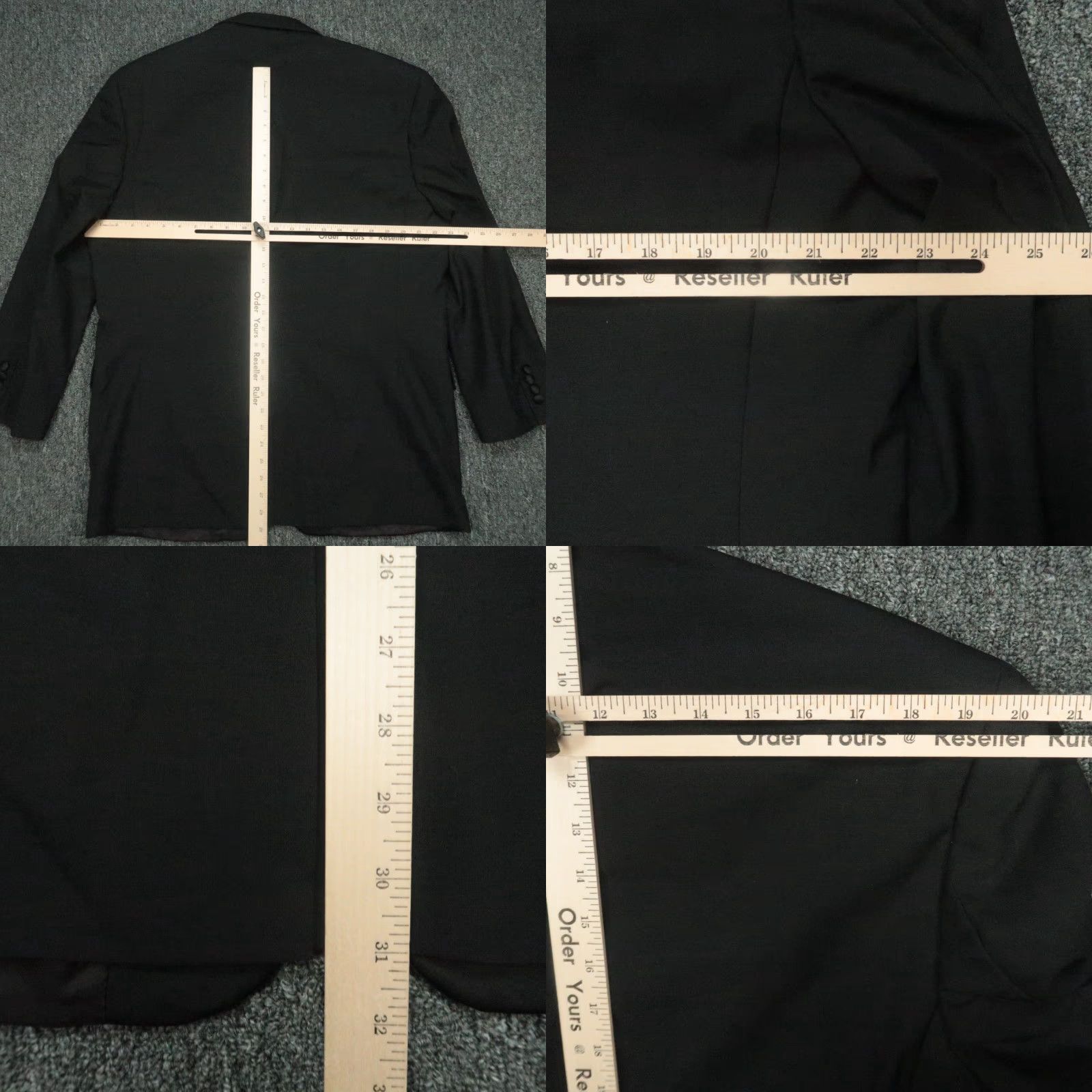 Brooks Brothers Brooks Brothers Blazer Mens 43R Black Tuxedo Wool Sport Coat Jacket Suit Size 46R - 8 Thumbnail