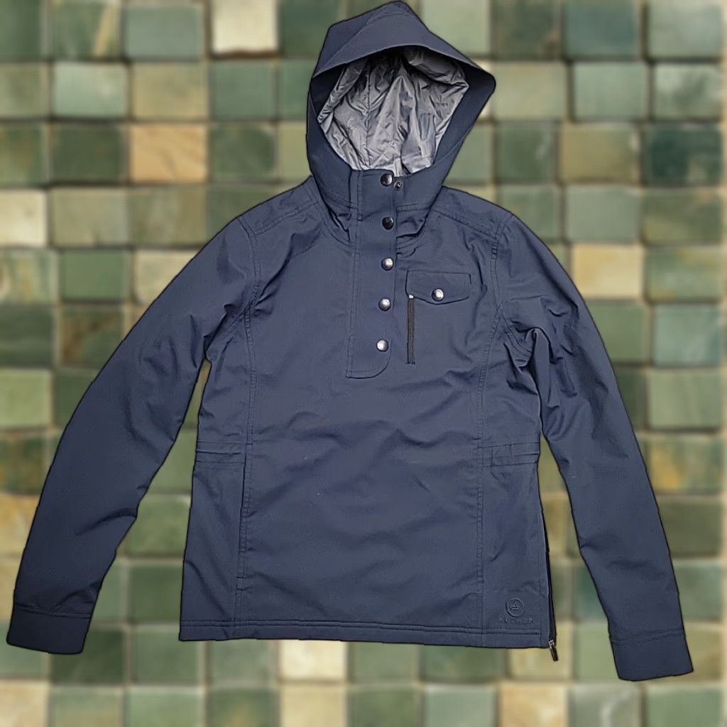 Vintage Aether Jacket Womens Size 2 Small Blue Insulated Quilt Lined Anorak Hooded Shell Size XS / US 0-2 / IT 36-38 - 1 Thumbnail