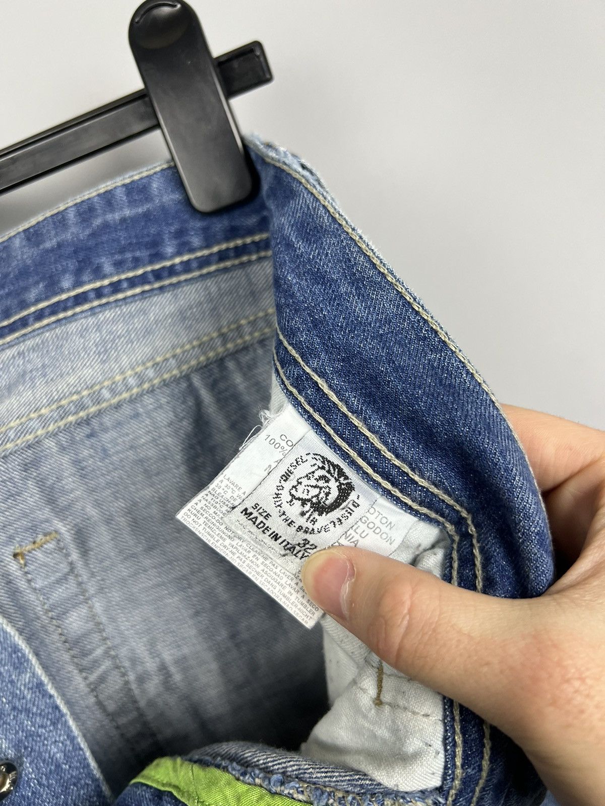 Diesel W32 Diesel Industry Denim Division Vintage Jeans Distressed Size US 32 / EU 48 - 12 Thumbnail