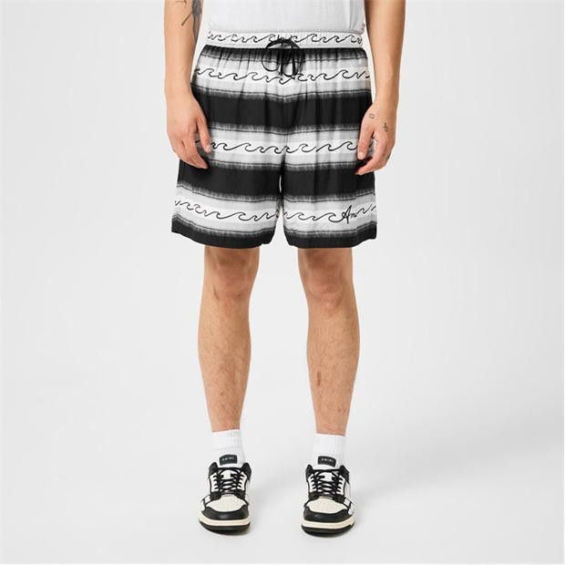Amiri AMIRI Wave Baja Stripe Shorts Size US 30 / EU 46 - 2 Thumbnail