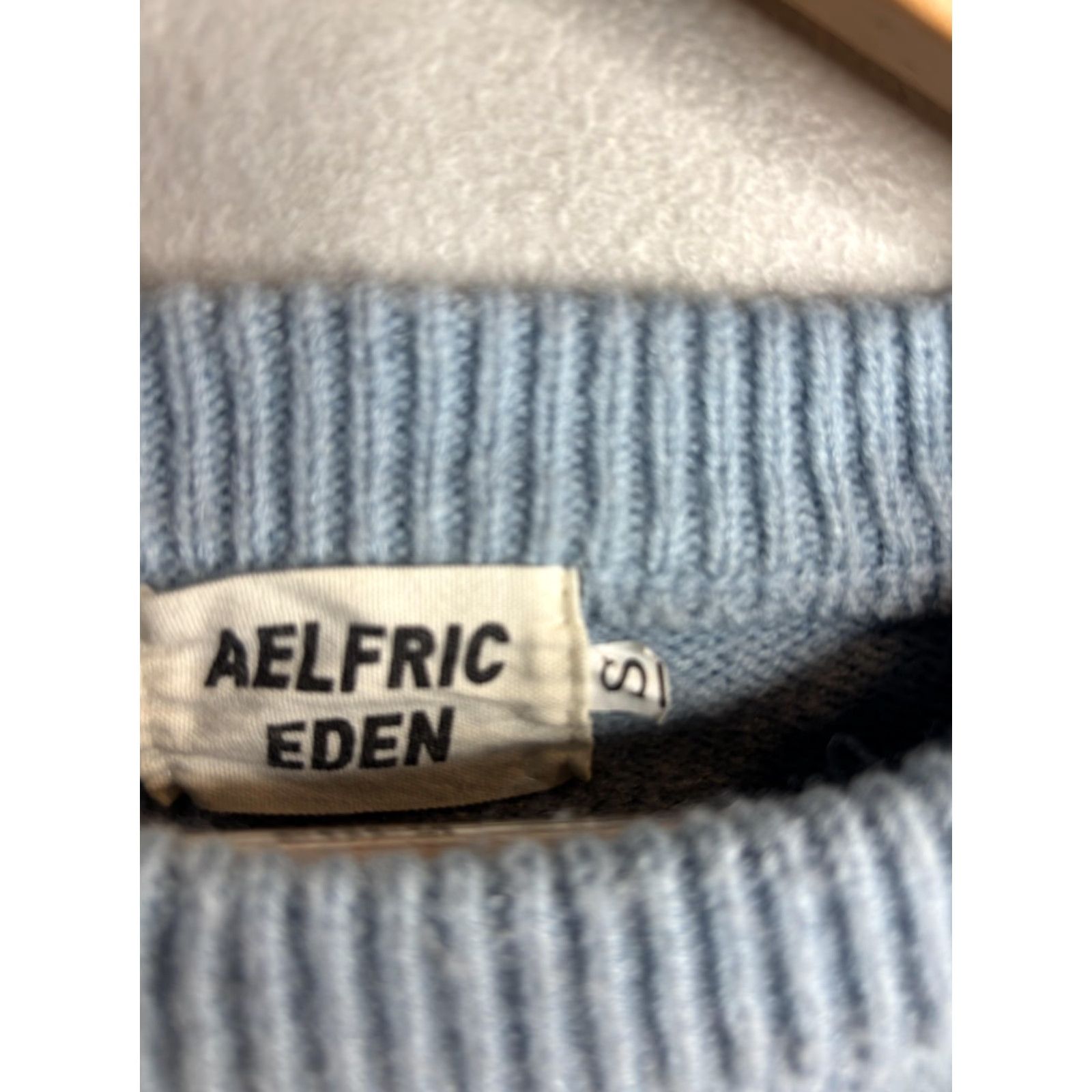 Vintage VINTAGE Aelfric Eden Sweater Mens S Blue Goose Knife Murder Graphic Knit Pullover Size US S / EU 44-46 / 1 - 4 Thumbnail