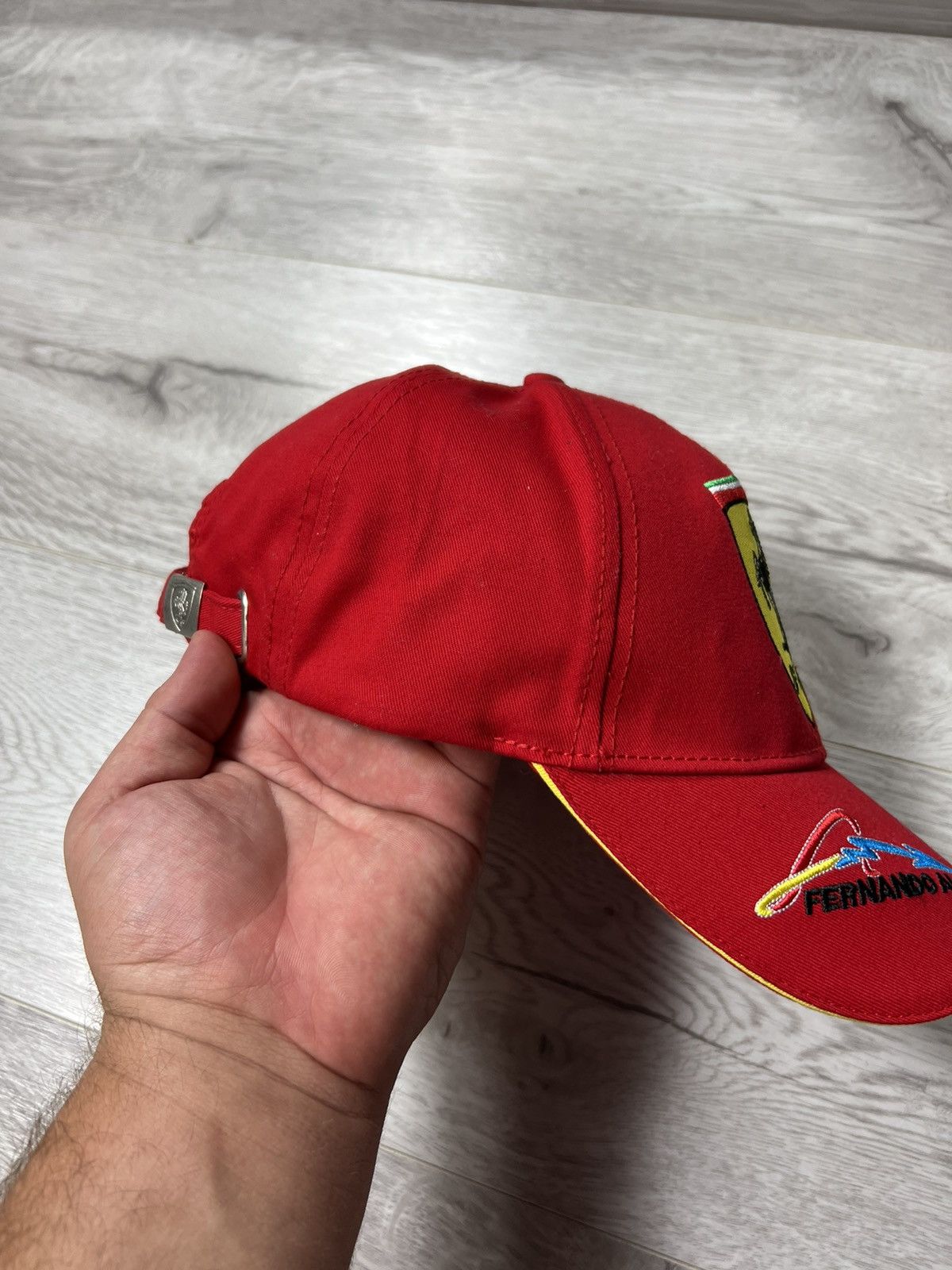 Ferrari Ferrari Fernando Alonso Cap Embroidered Logo Oficial Product Size ONE SIZE - 9 Thumbnail