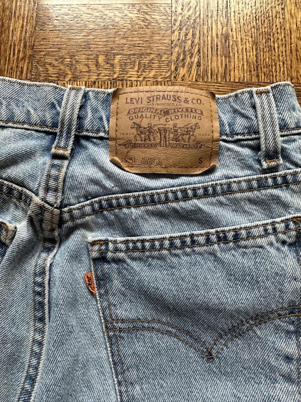 Levi's Vintage 90s Levi's Orange Tab 951 Denim Jeans Size 29" - 8 Thumbnail