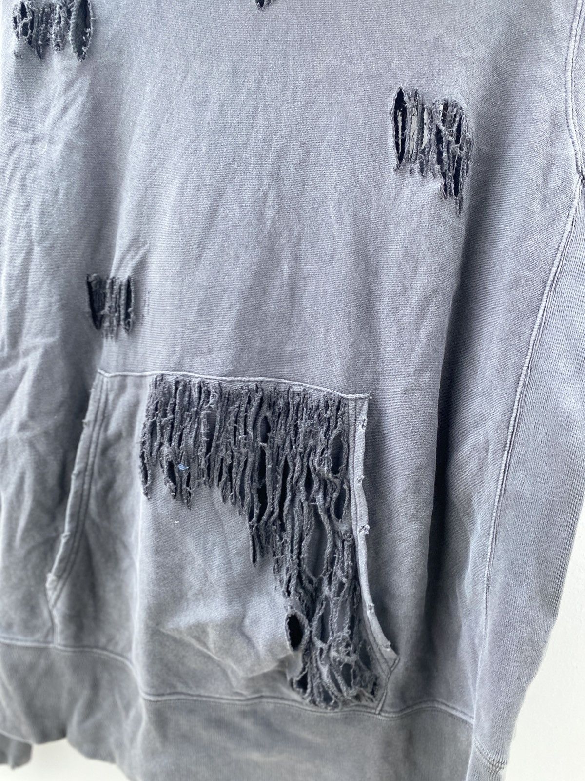 Le Grande Bleu (L.G.B.) Simplicite Destoyed Gothic Metal ERD Balenciaga Style Size US L / EU 52-54 / 3 - 4 Thumbnail