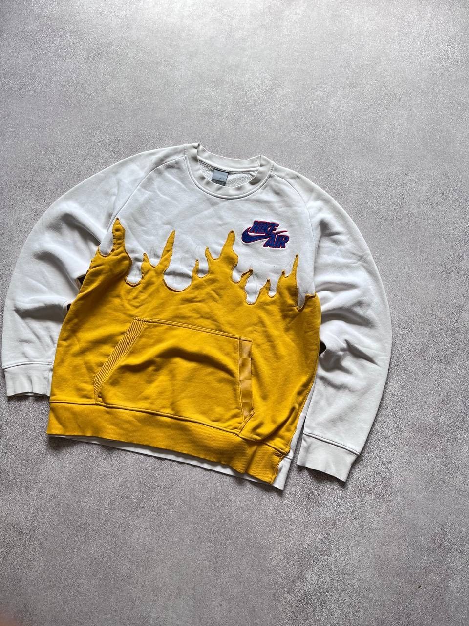Other Vintage Nike Custom Made Flames Boxy Sweatshirt Y2K L Size US L / EU 52-54 / 3 - 3 Thumbnail