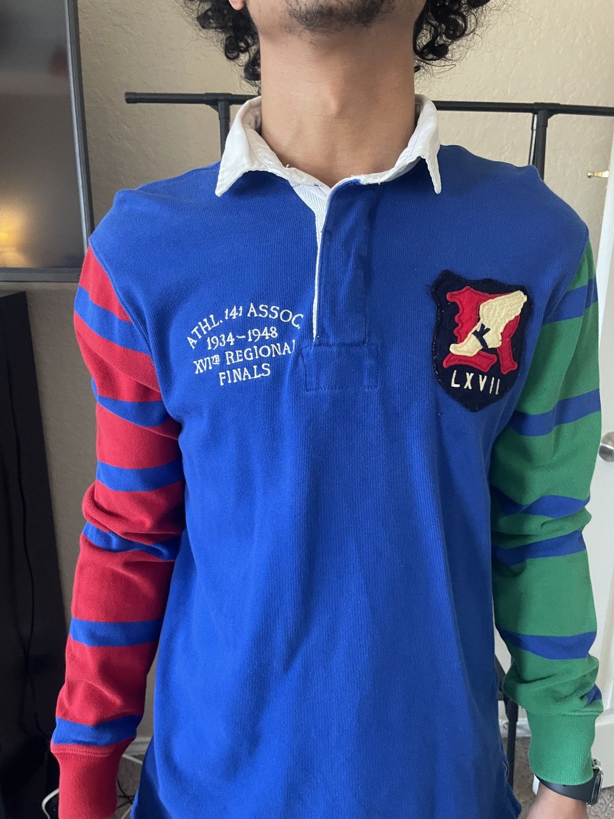 Polo Ralph Lauren Athl. 141 Assoc. 1934-1948 R P wing LXVII Rugby Size US S / EU 44-46 / 1 - 2 Thumbnail