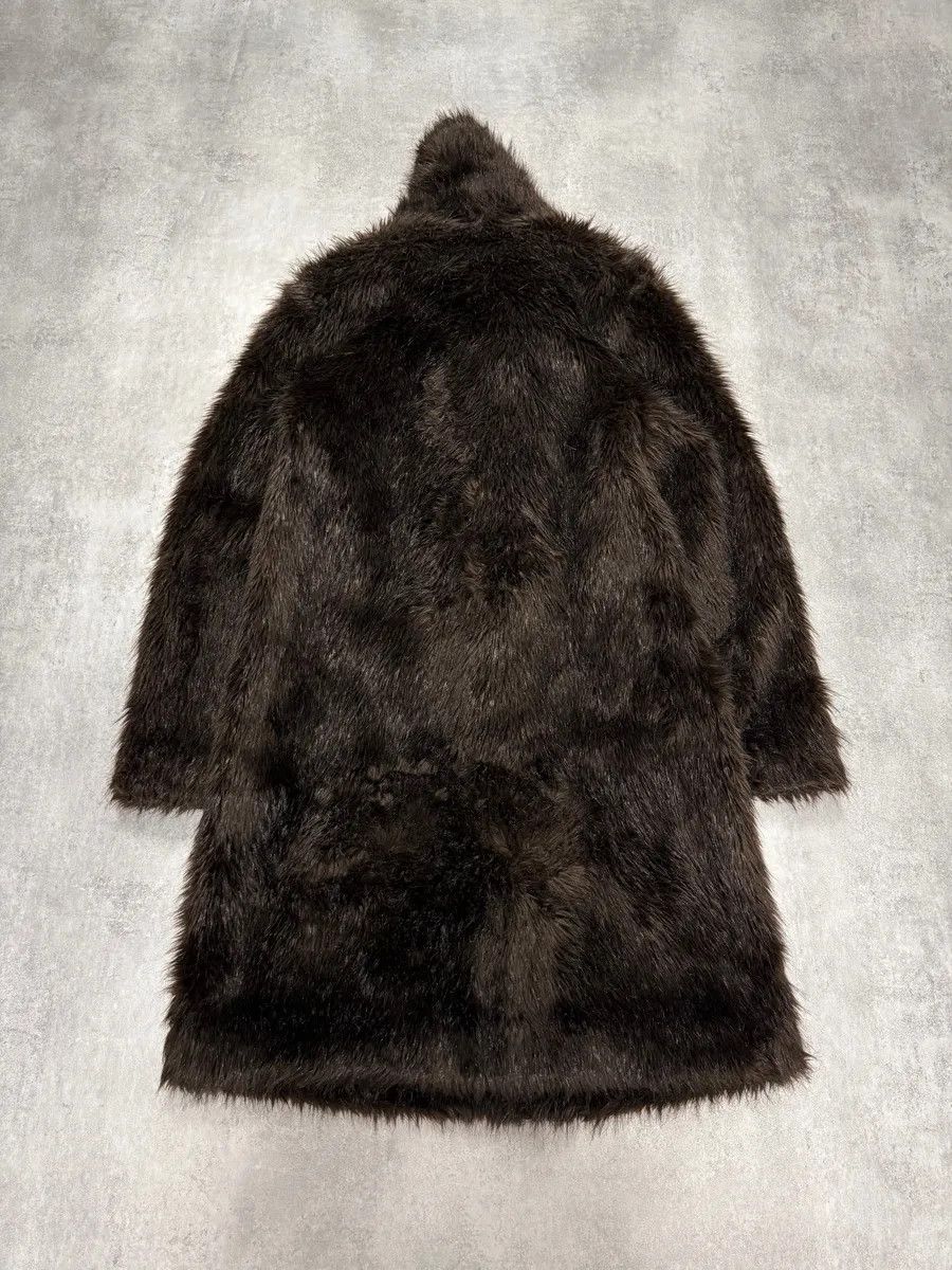 Designer × Maison Margiela × Vintage FW2012 Maison Margiela x H&M Faux Fur Long Coat Size US M / EU 48-50 / 2 - 3 Thumbnail
