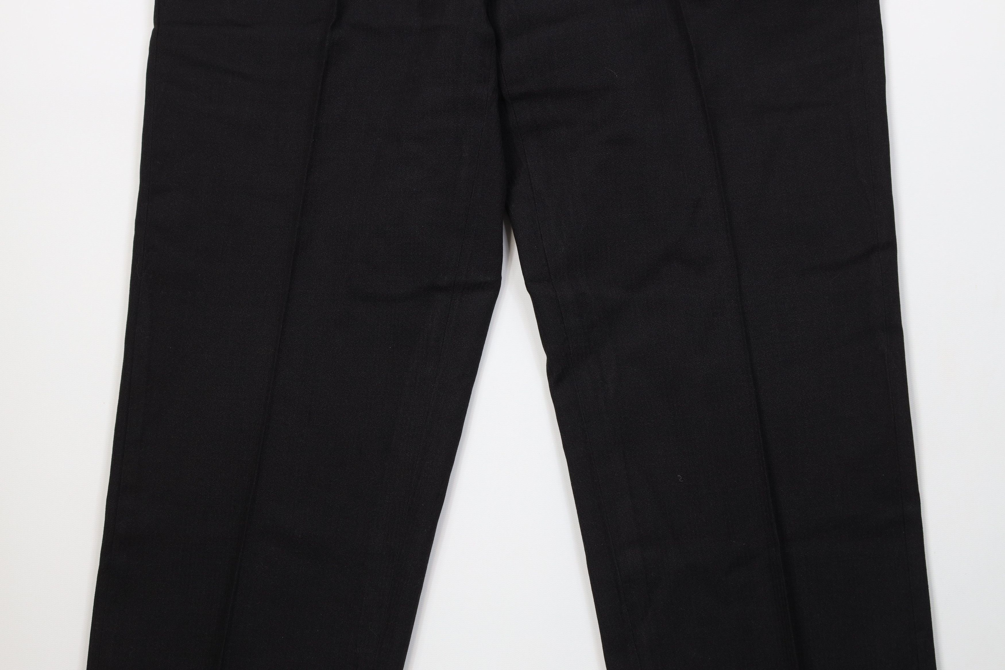 Vintage Vintage 50s Rockabilly Gabardine Knit Chino Pants Black USA Size US 34 / EU 50 - 3 Thumbnail