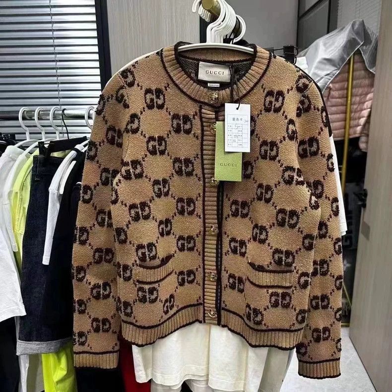 Gucci Gucci New double g full-print cardigan jacket 2503-Nextarro Size S / US 4 / IT 40 - 1 Thumbnail