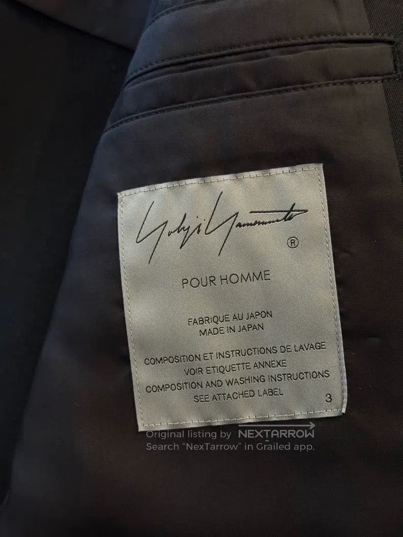 Yohji Yamamoto Yohji Yamamoto size 3 09 SS Replica Front Hand blazer Size 48R - 3 Thumbnail