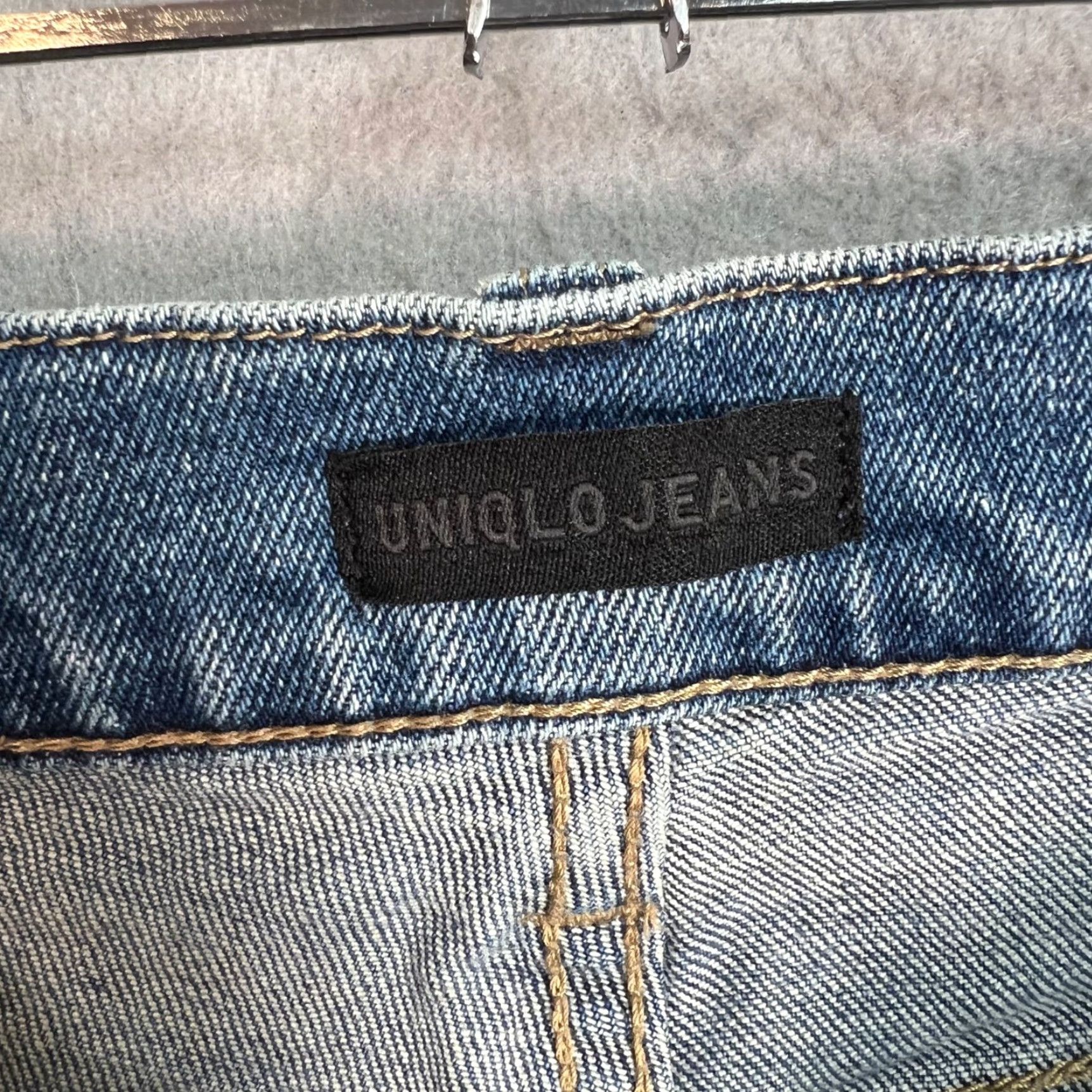 Uniqlo UNIQLO Womens Jeans Vintage/Regular Mid-Rise Skinny Denim 23 Blue Cotton Blend Adult Womens 23 Jeans Women - 26in Inseam Size 40" / US 18 - 3 Thumbnail