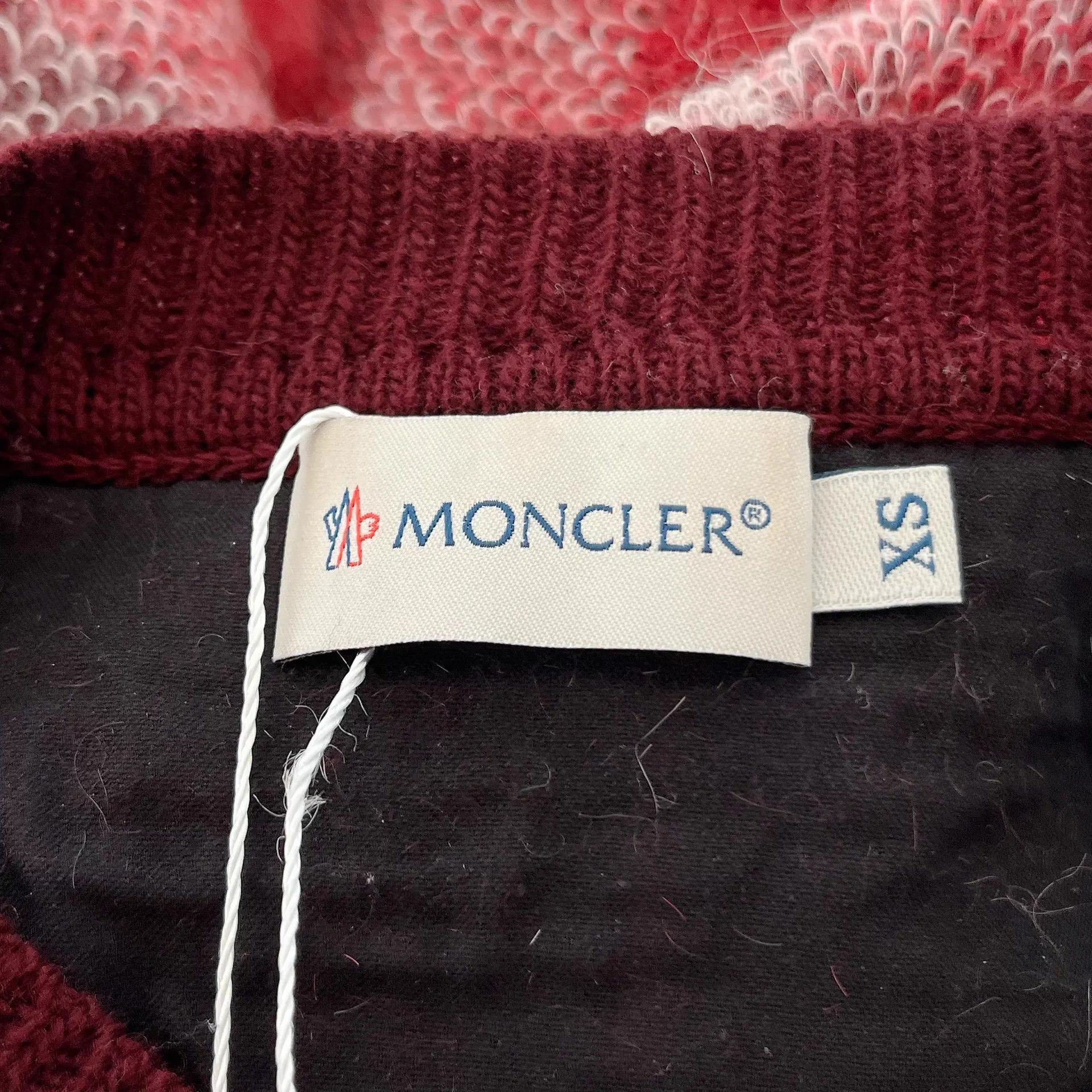 Moncler Moncler red check sweater XS Size XS / US 0-2 / IT 36-38 - 6 Thumbnail