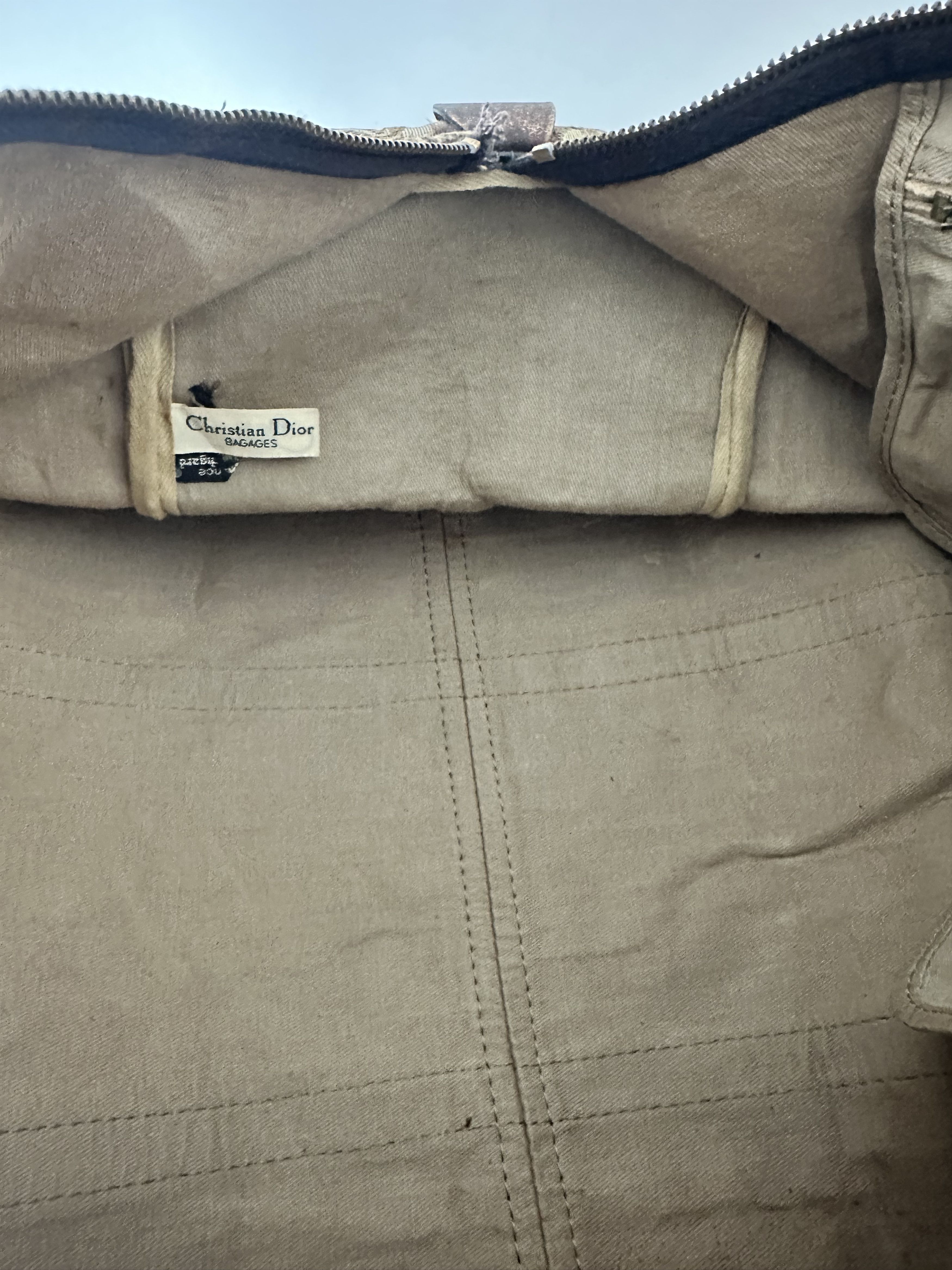 Dior Dior Brown Canvas Oblique Large Boston Bag Size ONE SIZE - 5 Thumbnail
