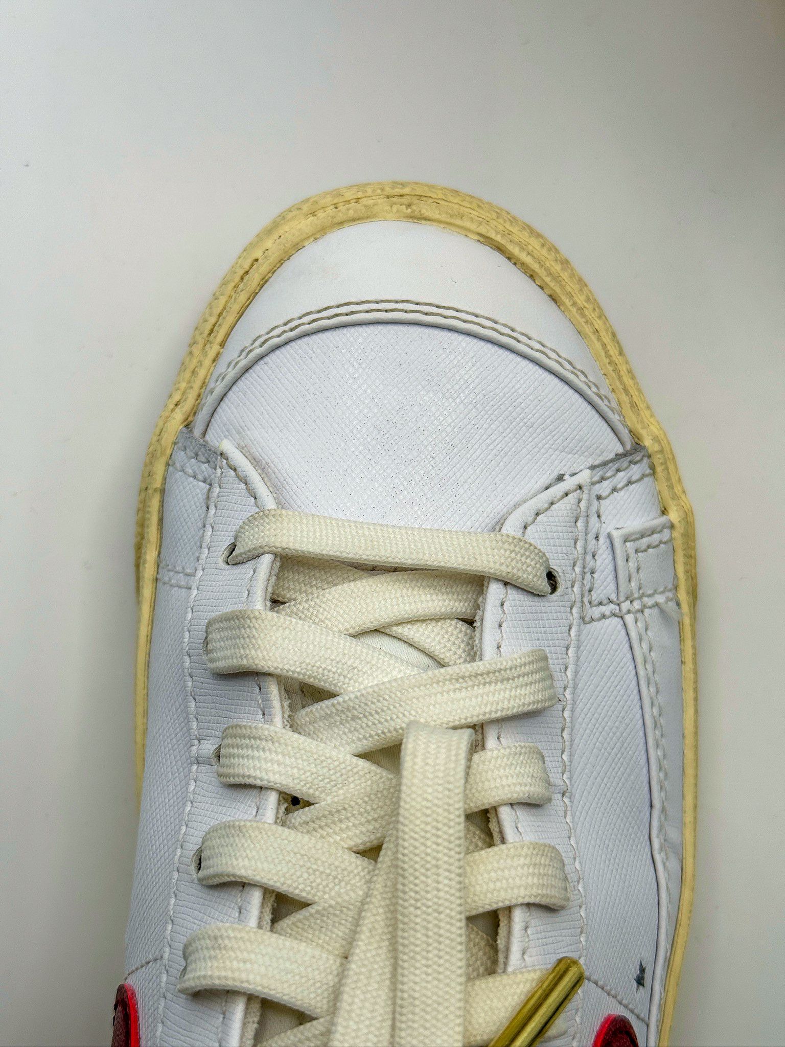 Nike Nike Blazer Mid 77 SE White Red Sneakers Size US 8 / IT 38 - 11 Thumbnail