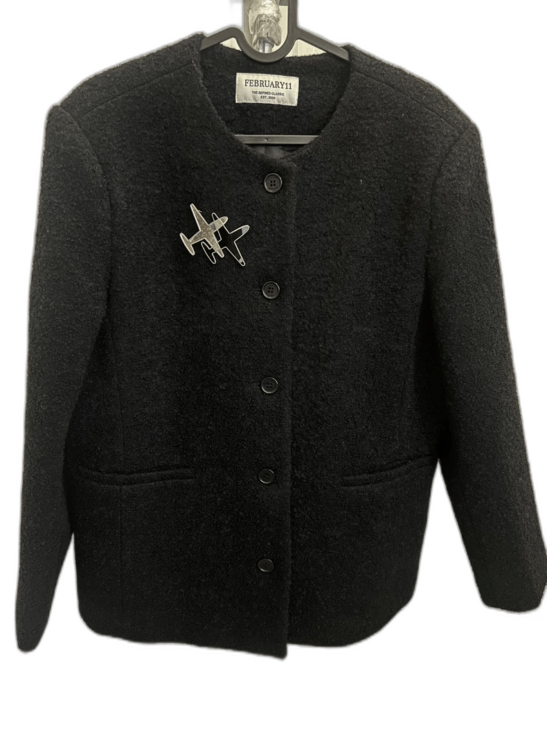 Chanel February 11 Wool Chanel Style Jacket Size US L / EU 52-54 / 3 - 1 Thumbnail