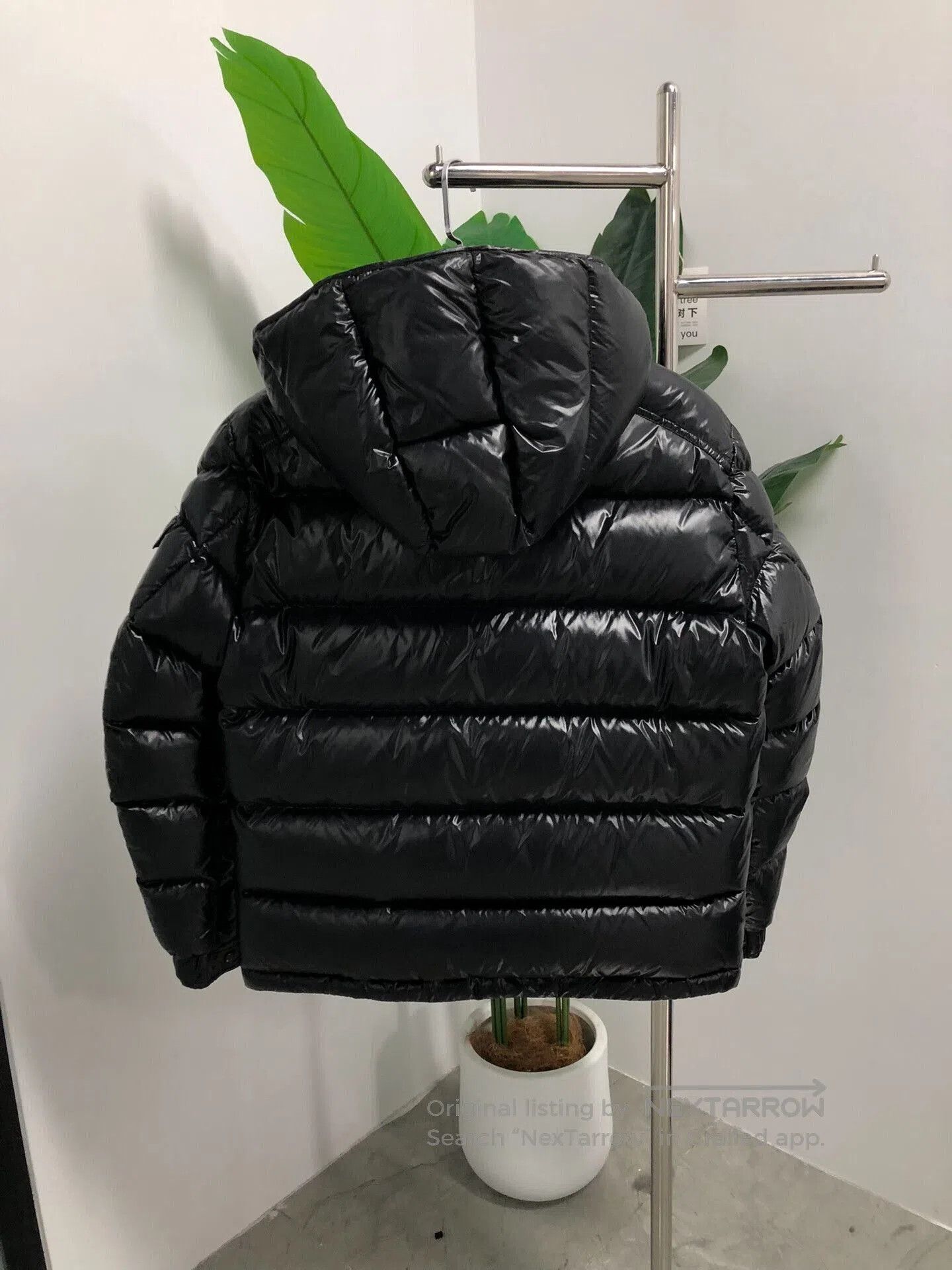 Moncler black hooded puffer jacket for winter. Size US M / EU 48-50 / 2 - 2 Thumbnail