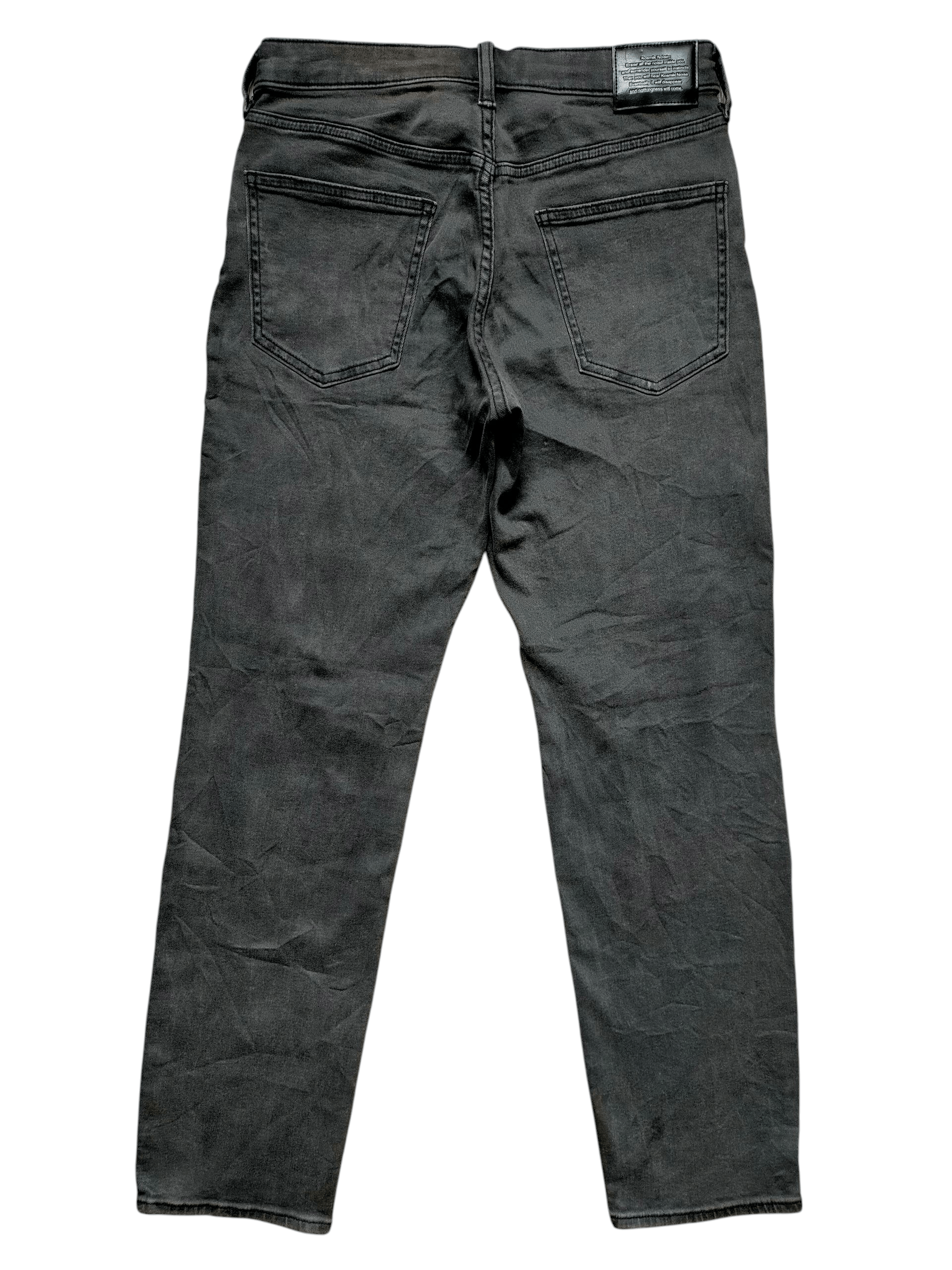 GU × Undercover Gu x Undercover Stretch Black Denim Size US 29 - 2 Thumbnail