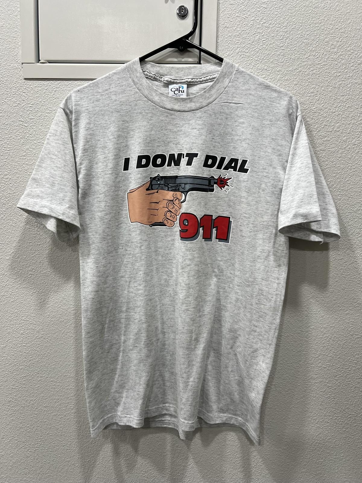 Other 90s I dont dial 911 Tee Size US L / EU 52-54 / 3 - 1 Thumbnail