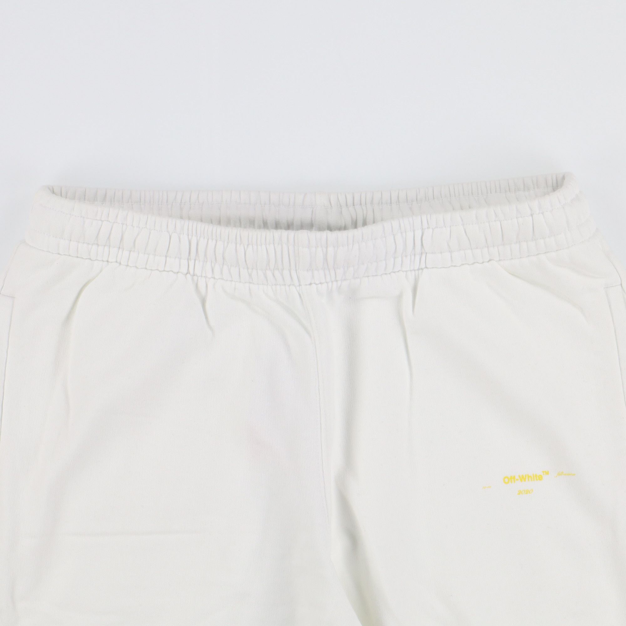 Off-White White and Yellow Acrylic Arrows Sweatpants Size US 38 / EU 54 - 6 Thumbnail