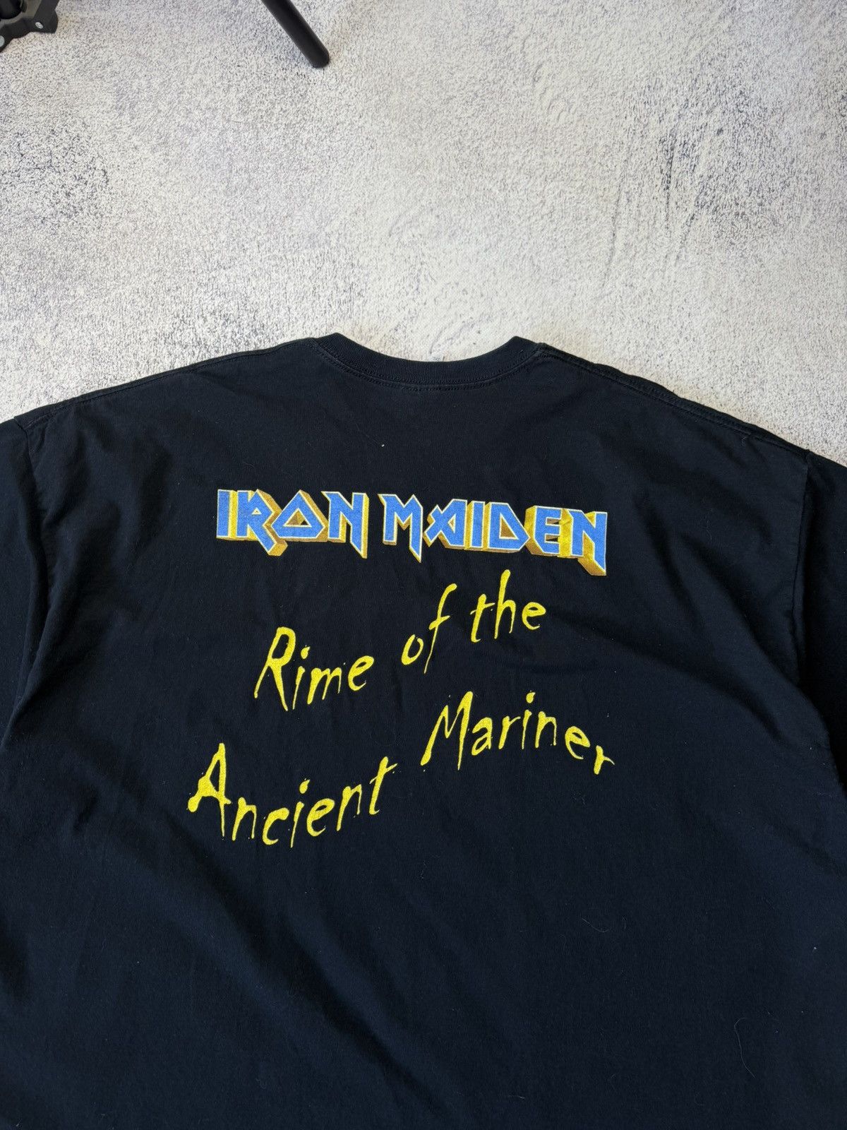 Iron Maiden Vintage Iron Maiden 2008 T Shirt Rime of the Ancient Mariner Size US XXL / EU 58 / 5 - 15 Thumbnail