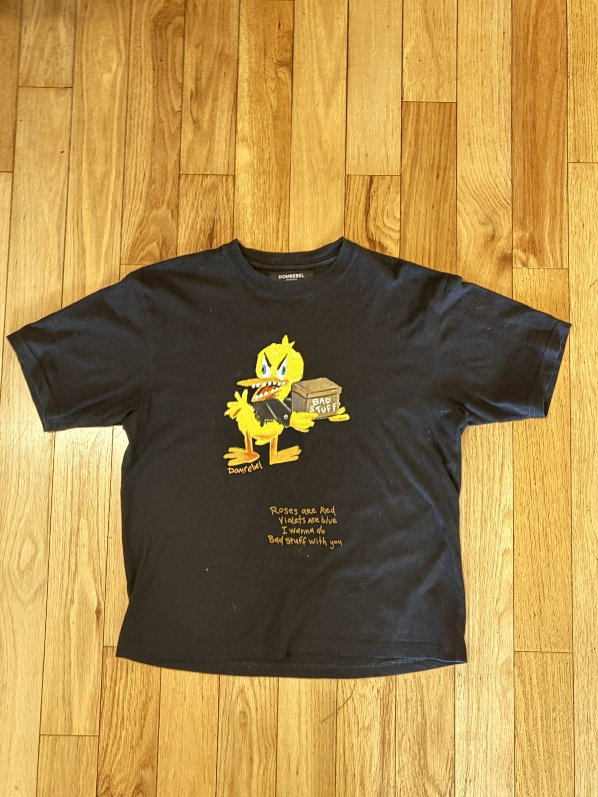 DOMREBEL Dom Rebel Cadeau T-Shirt - Black Size US S / EU 44-46 / 1 - 1 Thumbnail