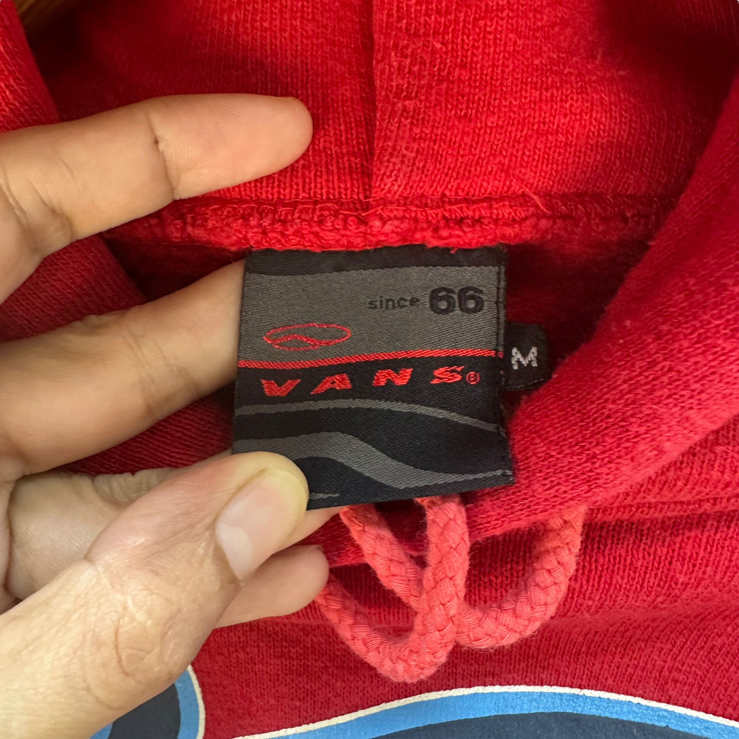 Vans Vintage Vans Big Logo Pullover Hoodies Sweatshirt #8492-011 Size US M / EU 48-50 / 2 - 7 Thumbnail