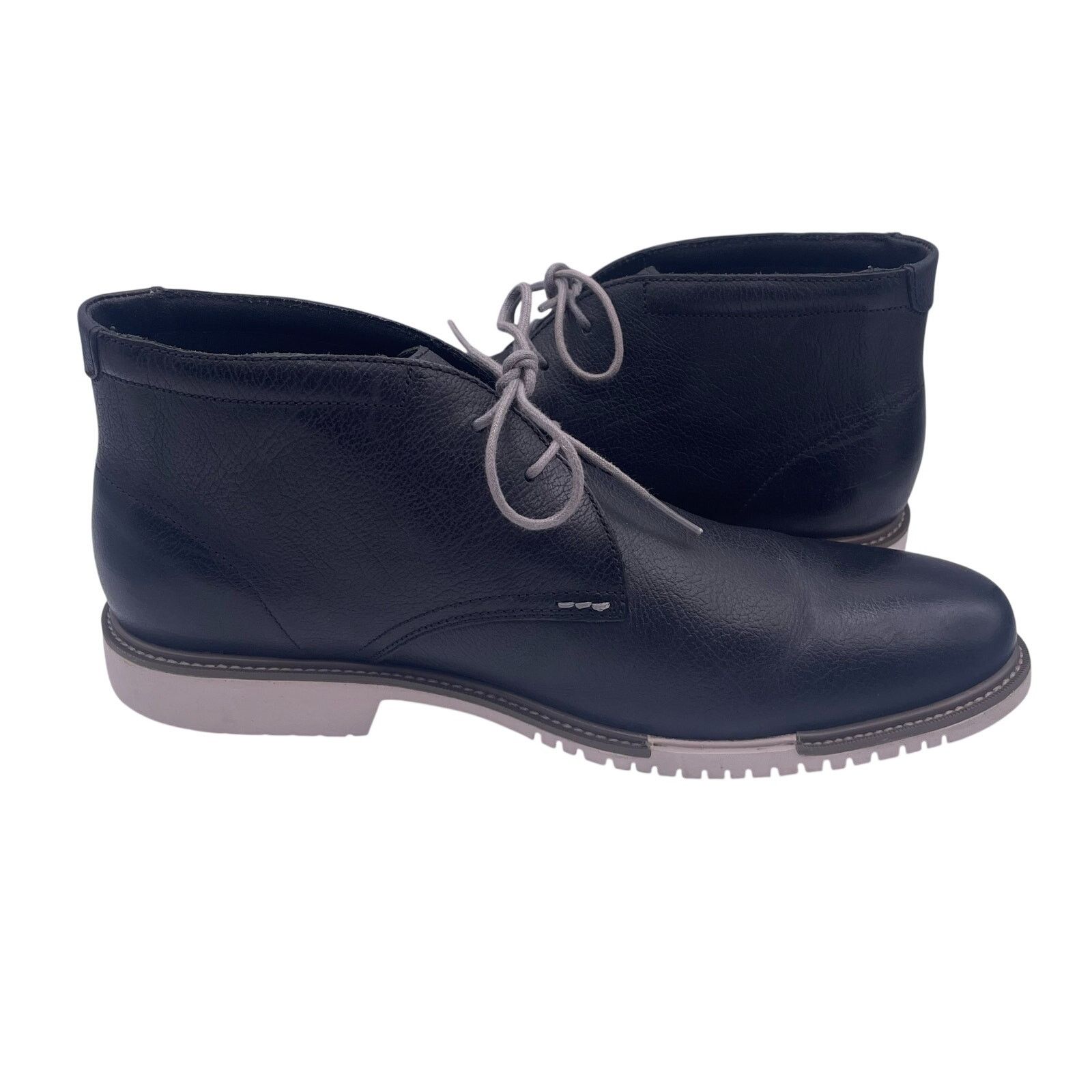 Cole Haan Cole Haan Grand OS Chukka Leather Boots Black Light Ankle Size US 10.5 / EU 43-44 - 5 Thumbnail