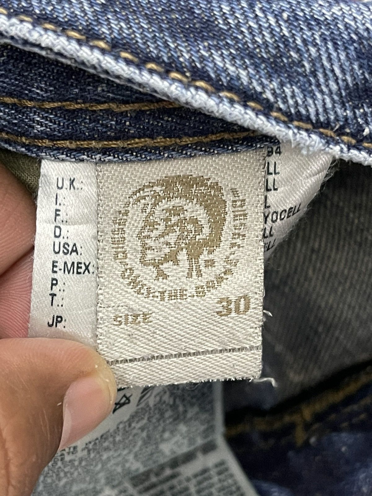 Diesel Vintage Diesel Braddom Regular Slim Denim Size US 30 / EU 46 - 5 Thumbnail