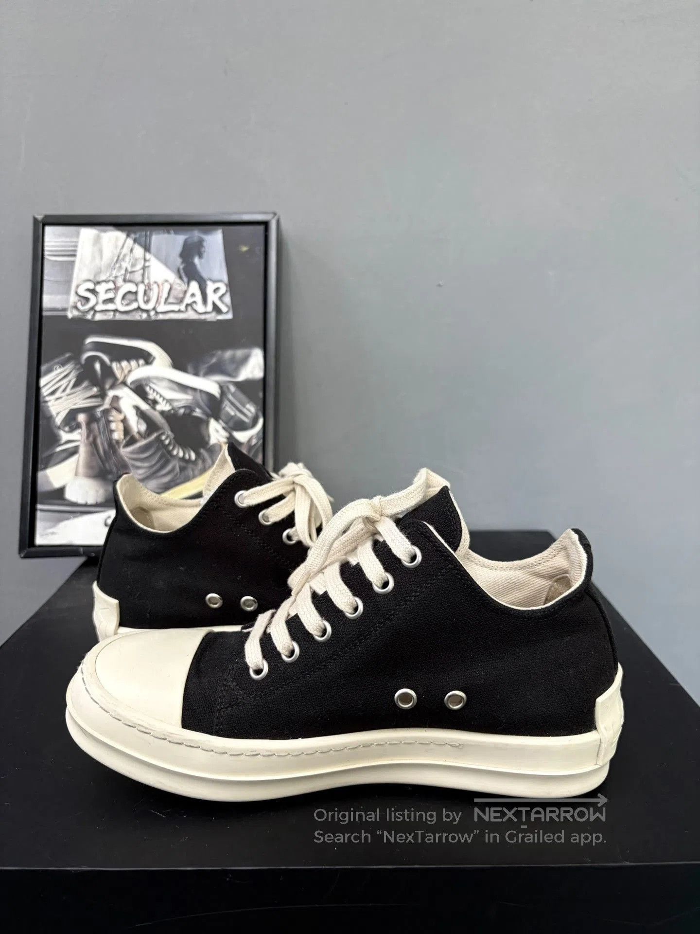 Rick Owens Drkshdw Rick Owens DRKSHDW Low. Size US 5 / IT 35 - 5 Thumbnail