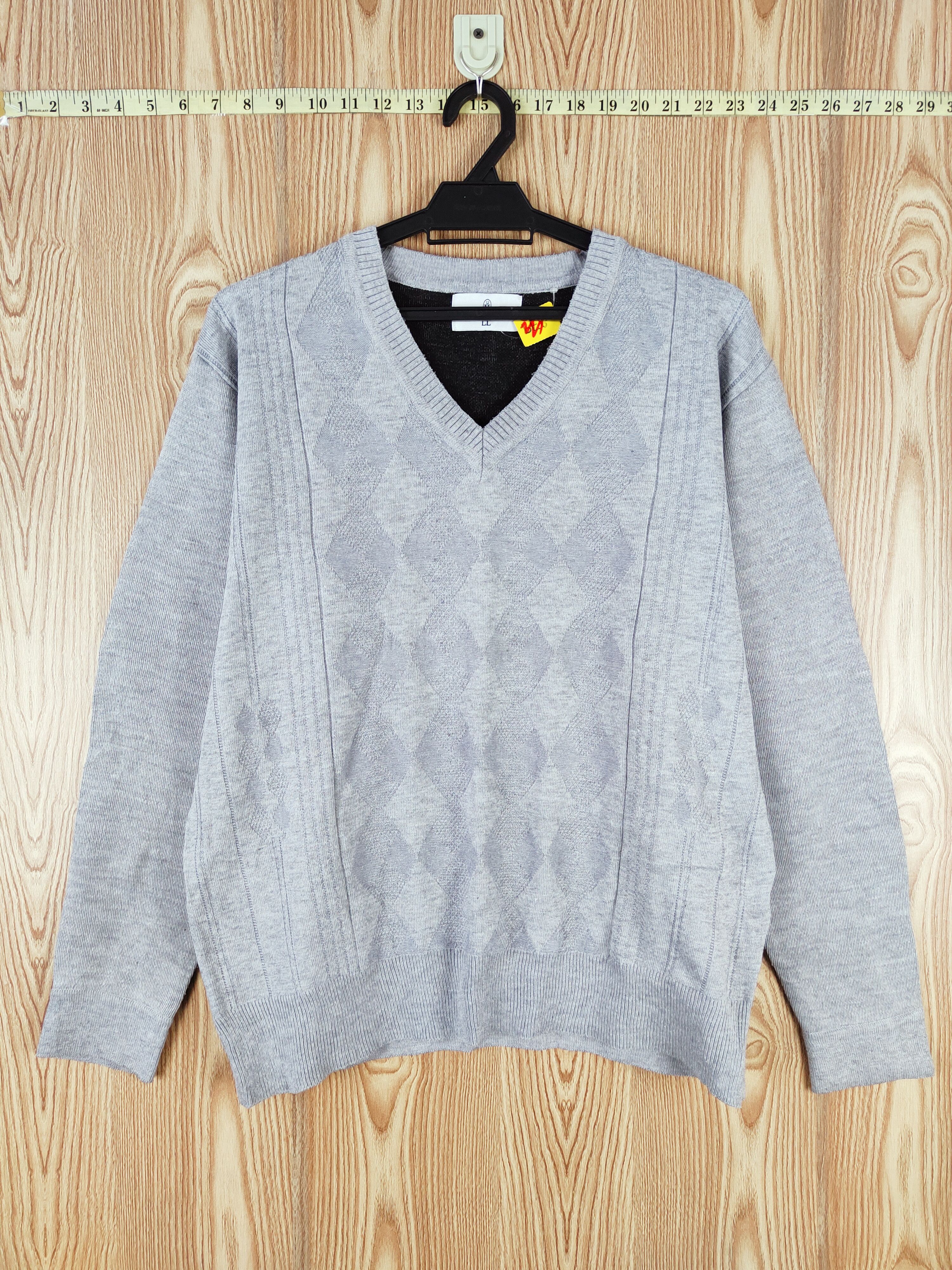 Homespun Knitwear × Japanese Brand × Vintage Keith Valler Gray Knitwear Sweatshirts #W355 Size US L / EU 52-54 / 3 - 1 Thumbnail