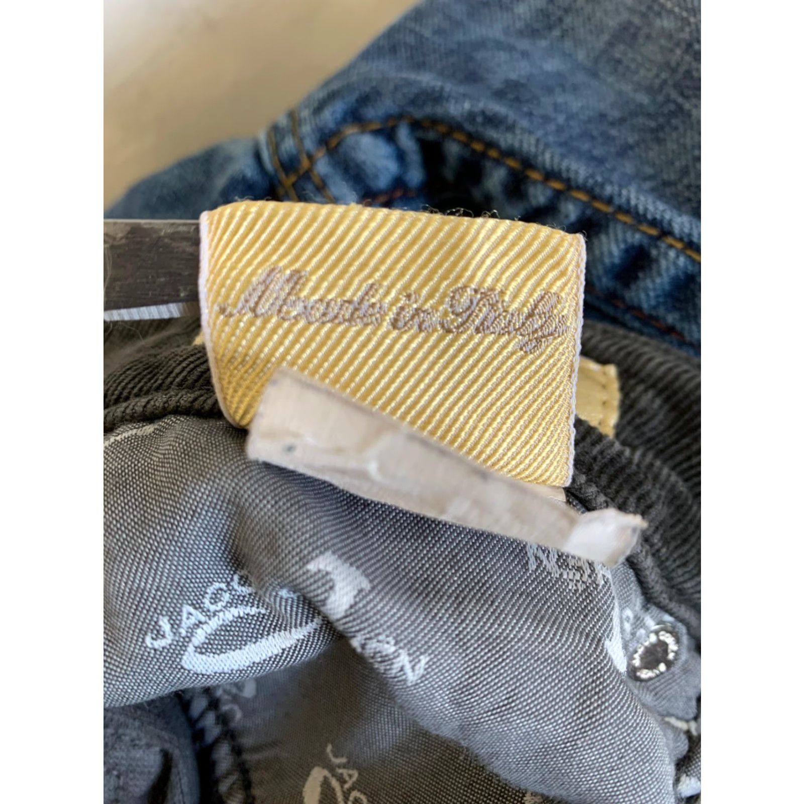 Jacob Cohen Jacob Cohen Rare Luxury Denim Jeans Slim Dark Wash 31 Men Regular 31 in Stretch Denim Jeans Blue 90s Style Mens Size US 31 - 3 Thumbnail