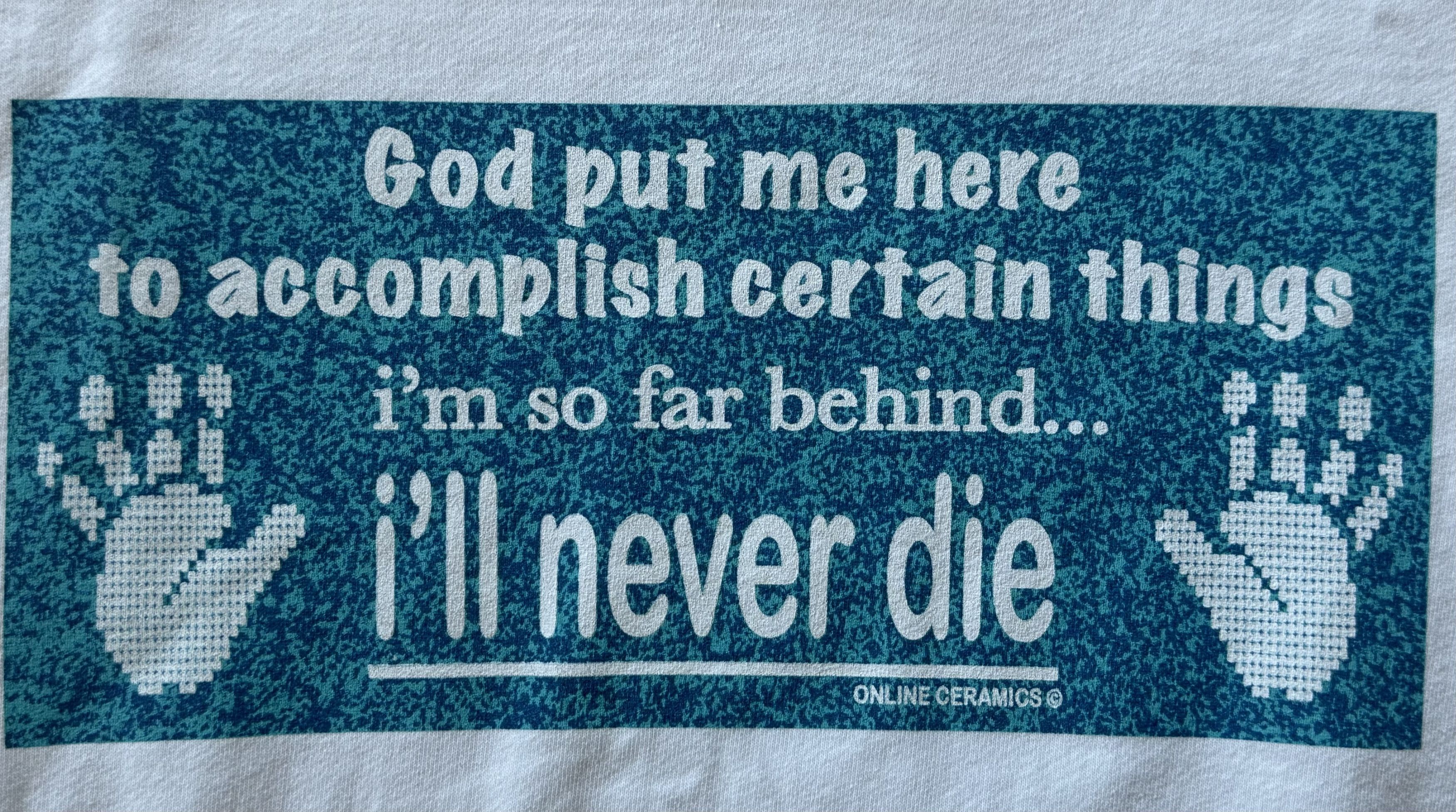 Online Ceramics "I'll Never Die" White Hoodie Size US S / EU 44-46 / 1 - 2 Thumbnail
