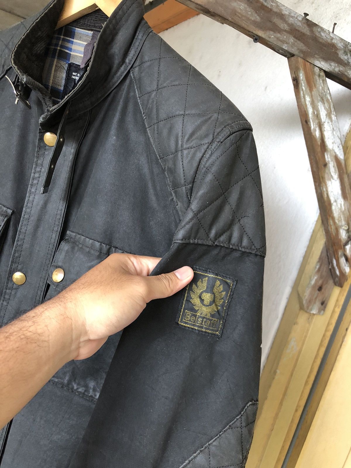 Vintage Belstaff Distressed Trialmaster Waxed Jacket