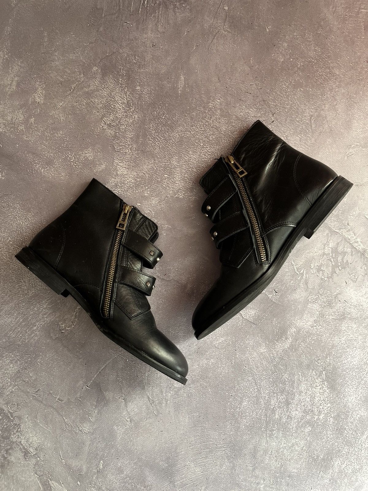 Zadig & Voltaire Zadig & Voltaire Leather Boots Black Size 39 Size US 6.5 / IT 36.5 - 4 Thumbnail