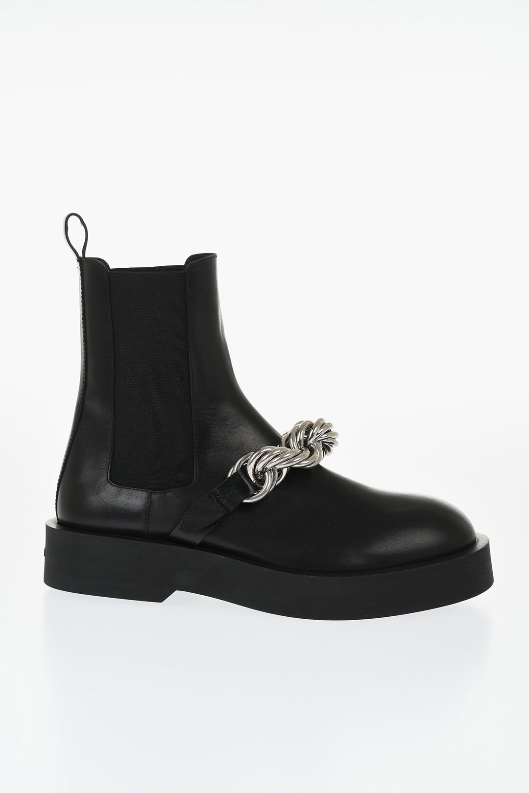 og1mm0625 Leather Chelsea Booties in Black
