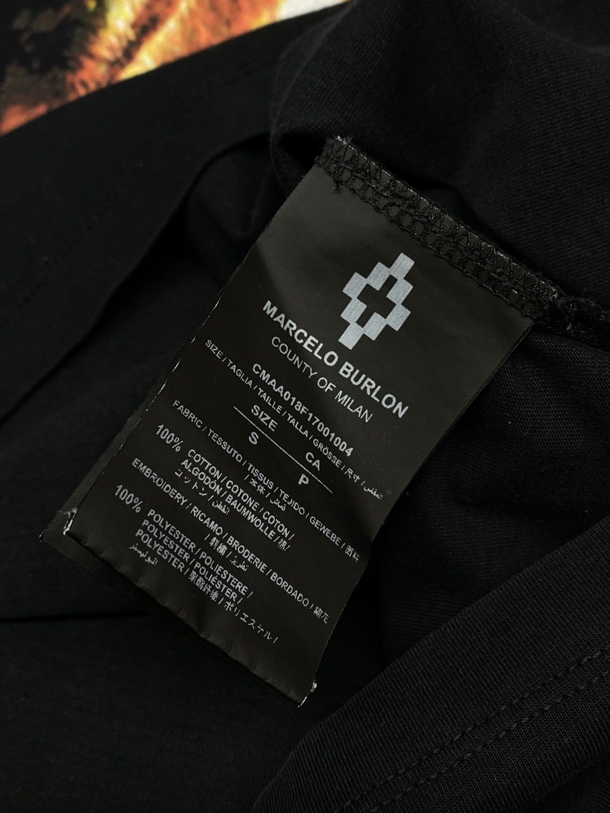 Marcelo Burlon Marcelo Burlon Milano Wolf Print Black Short Sleeve T-shirt Size US S / EU 44-46 / 1 - 12 Thumbnail
