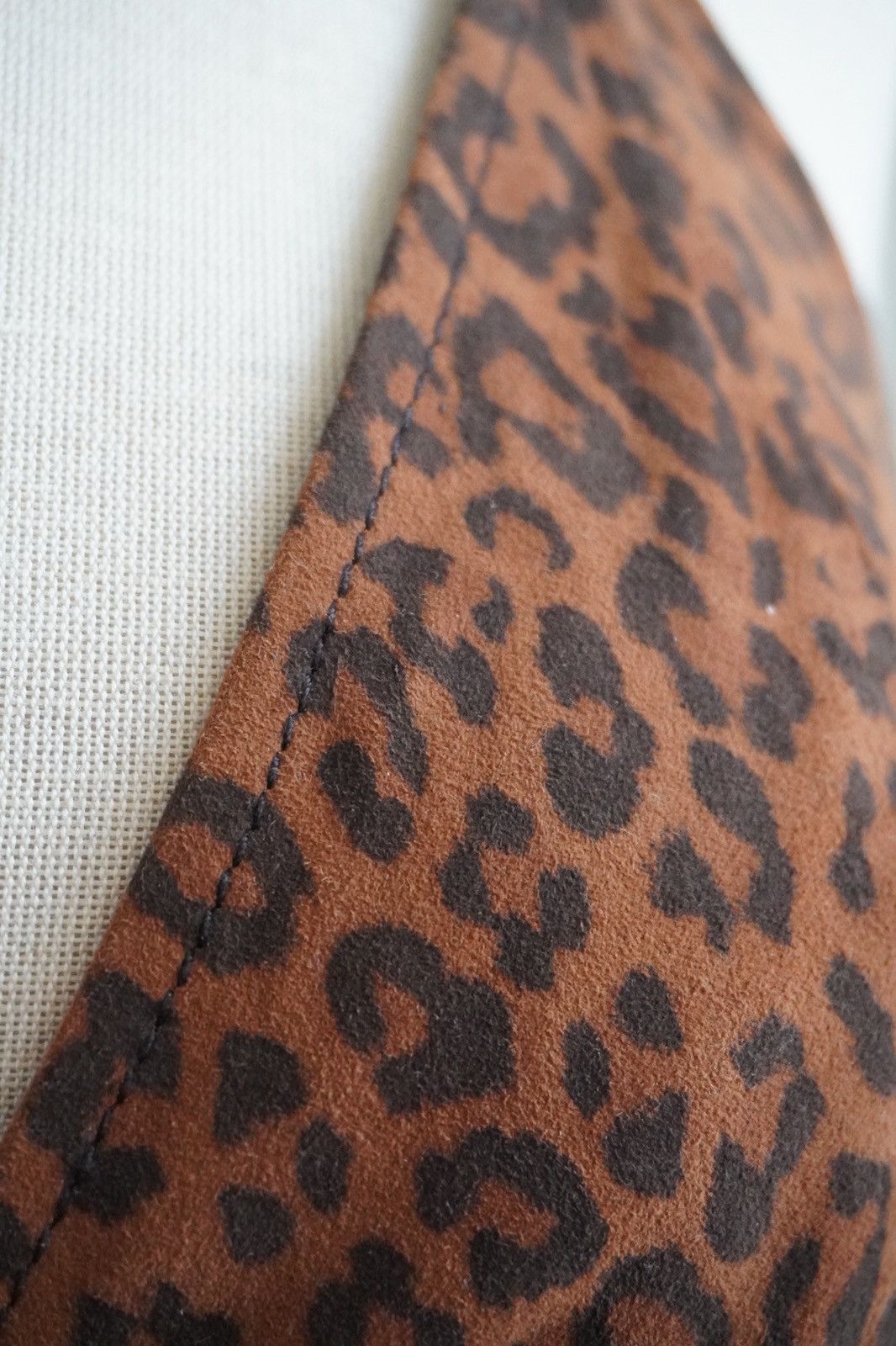Other Genuine Leather Triangle Bra Leopard Print UK Brand “Other” Size M / US 6-8 / IT 42-44 - 5 Thumbnail
