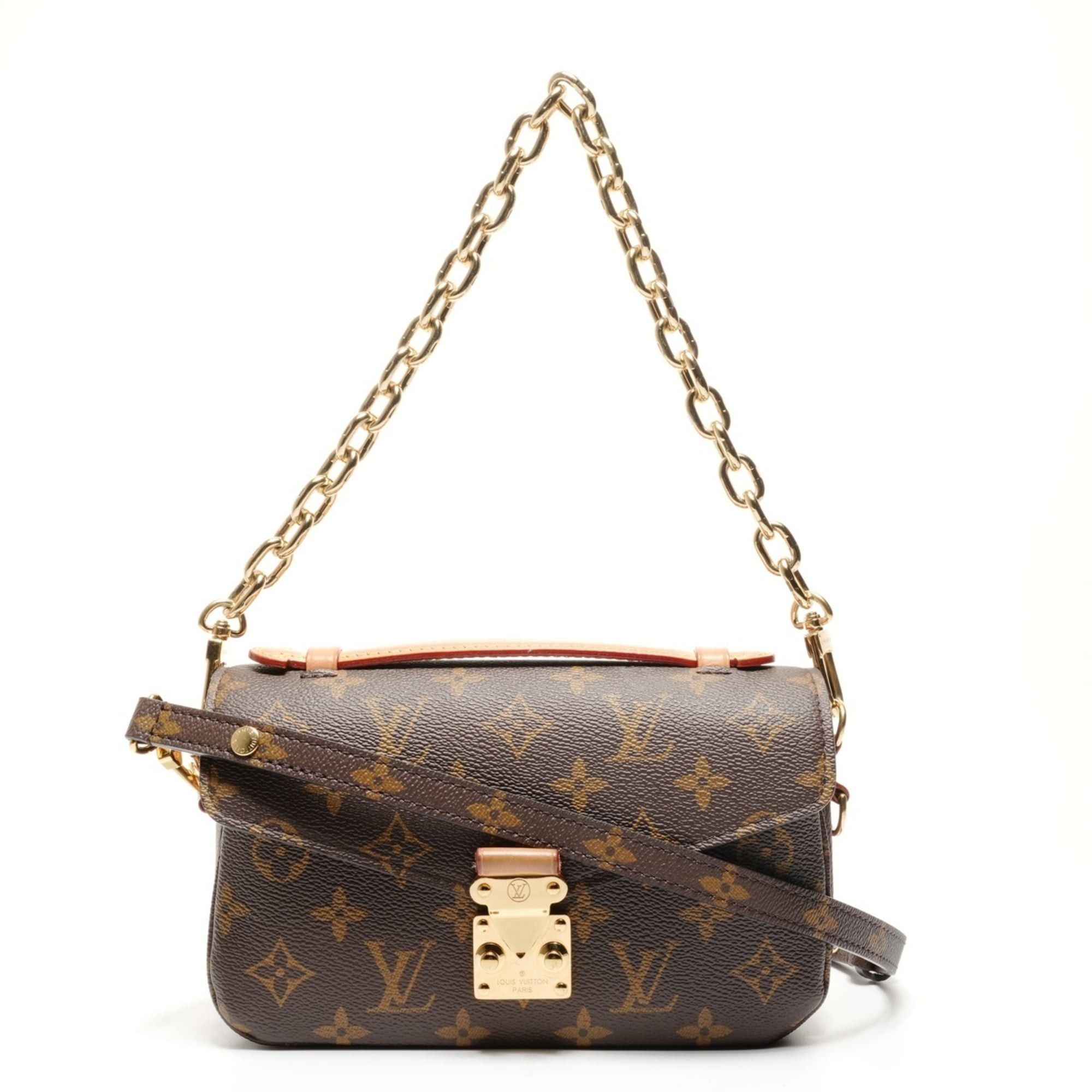 Louis Vuitton Louis Vuitton Pochette Metis New Monogram 2-Way Shoulder Bag, Brown, WS26498 Size ONE SIZE - 1 Thumbnail