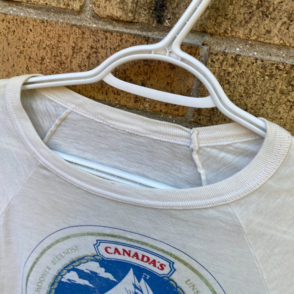 Vintage Vintage 1973 Schooner Beer Lager Promo T Shirt Large White Size US L / EU 52-54 / 3 - 7 Thumbnail