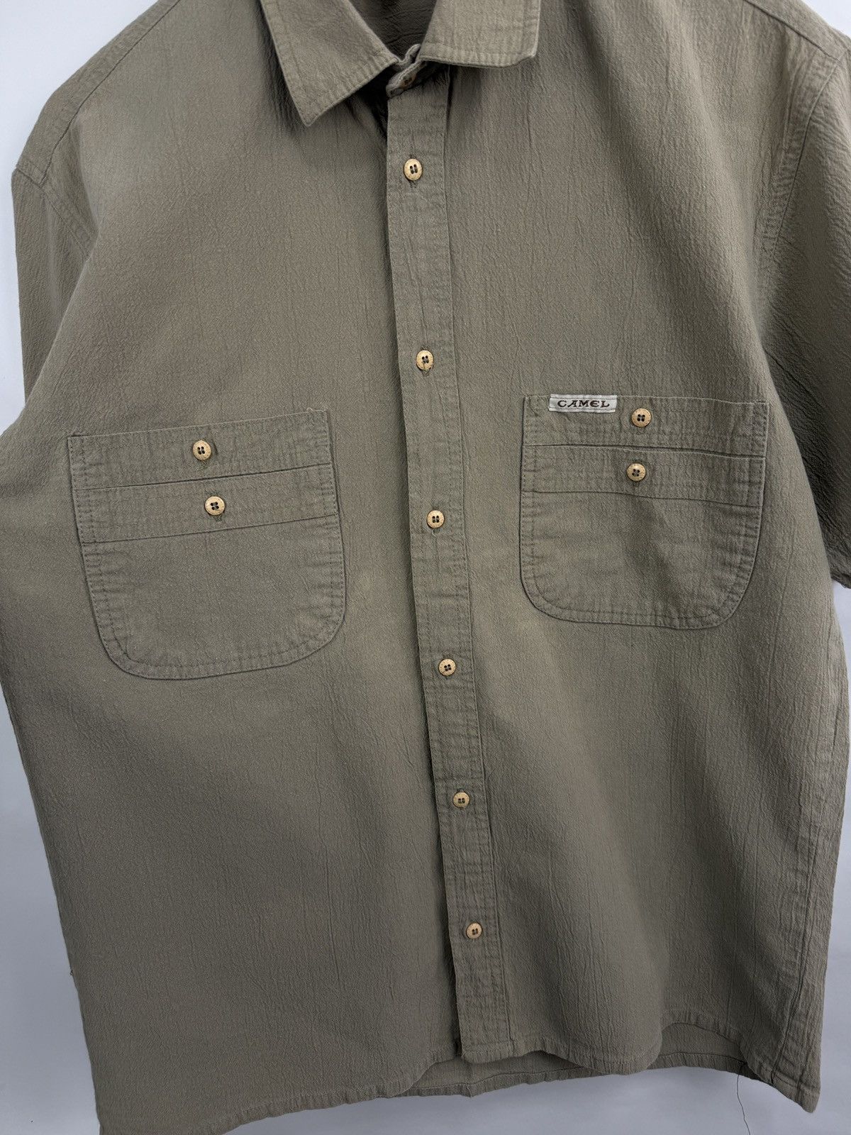 Camel 🇺🇸 🐫 Vintage 90s Camel Cigarettes Shirt Rare Retro Y2K Size US L / EU 52-54 / 3 - 6 Thumbnail