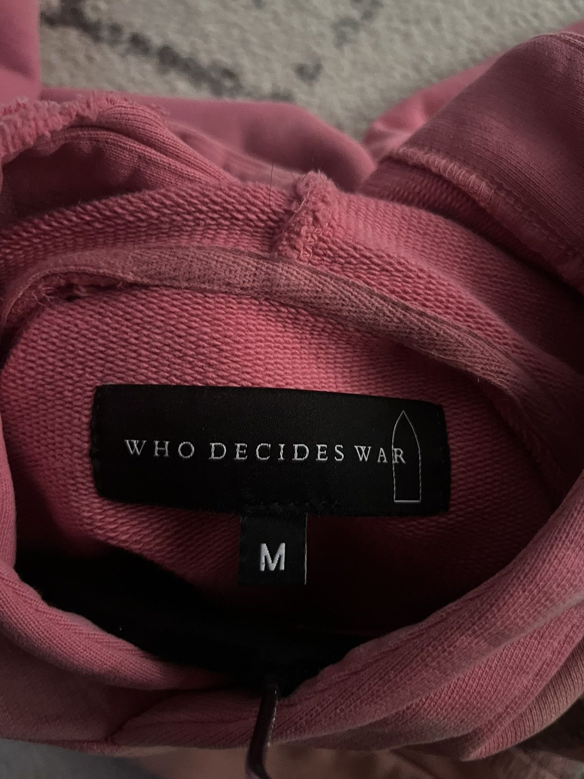 Who Decides War Who Decides War Pink Windowed Hoodie Size US M / EU 48-50 / 2 - 6 Thumbnail