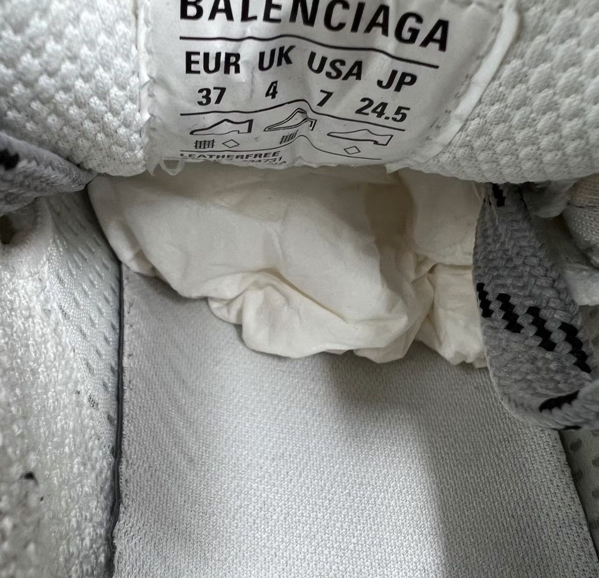Balenciaga Balenciaga 3XL White Red Blue Dad Sneakers J41 Size US 6 / IT 36 - 6 Thumbnail