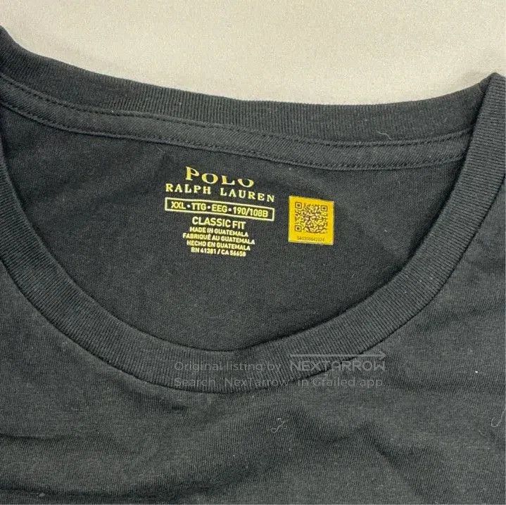 Polo Ralph Lauren Polo Ralph Lauren Men's Solid Crew Neck Short. Size US XXL / EU 58 / 5 - 2 Thumbnail