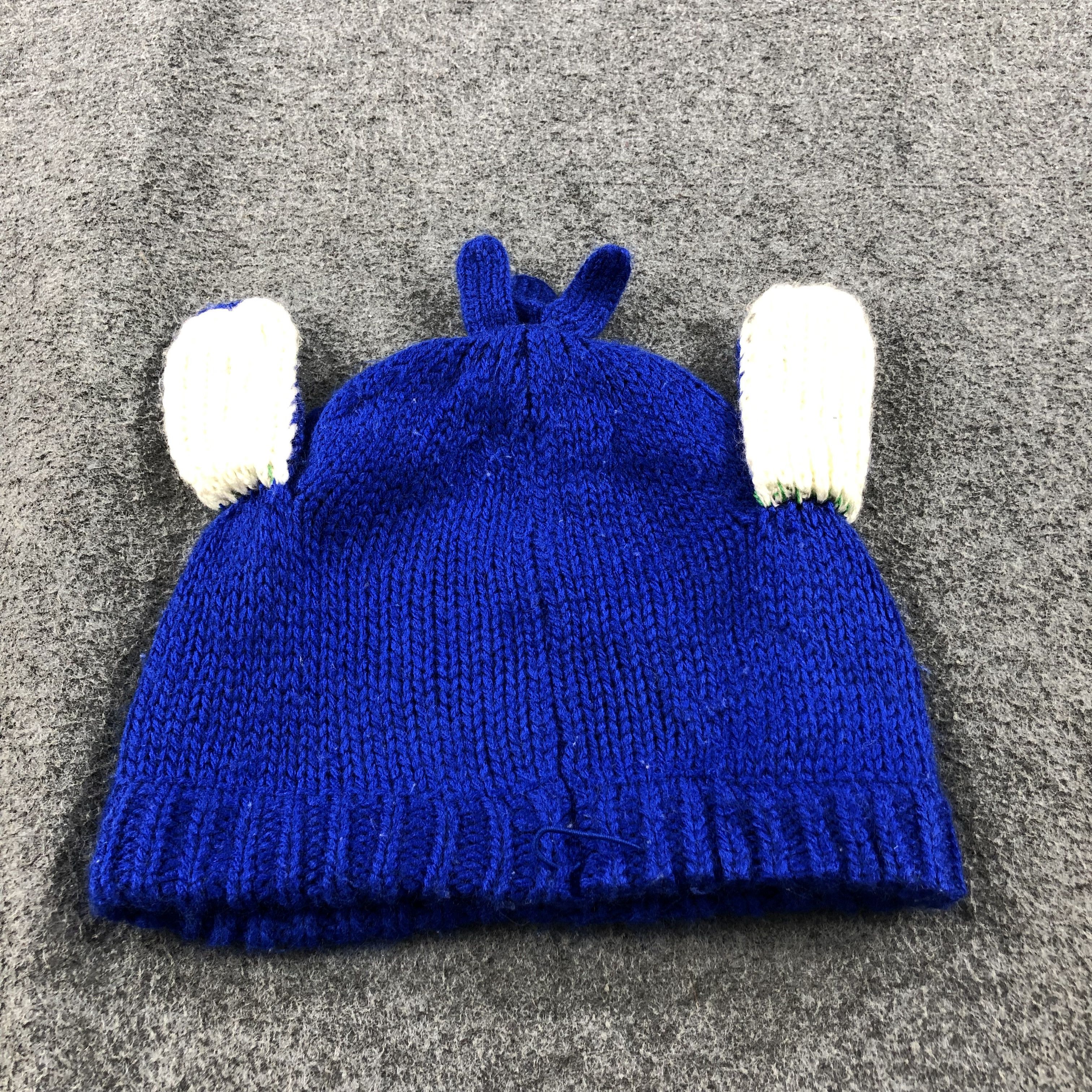 Japanese Brand Cute Blue Kappa Beanie Snowcap Snow Hat B336 Size ONE SIZE - 5 Thumbnail