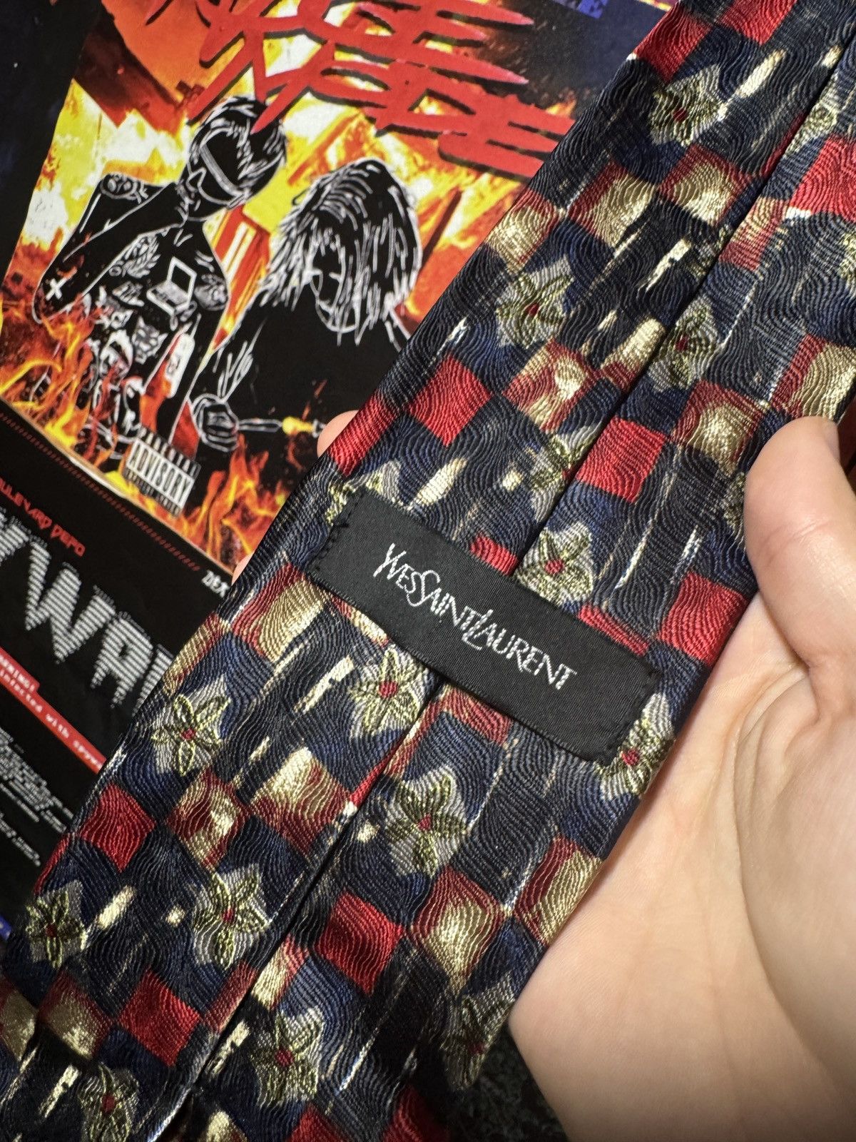 Yves Saint Laurent Yves Saint Laurent Tie Size ONE SIZE - 2 Thumbnail